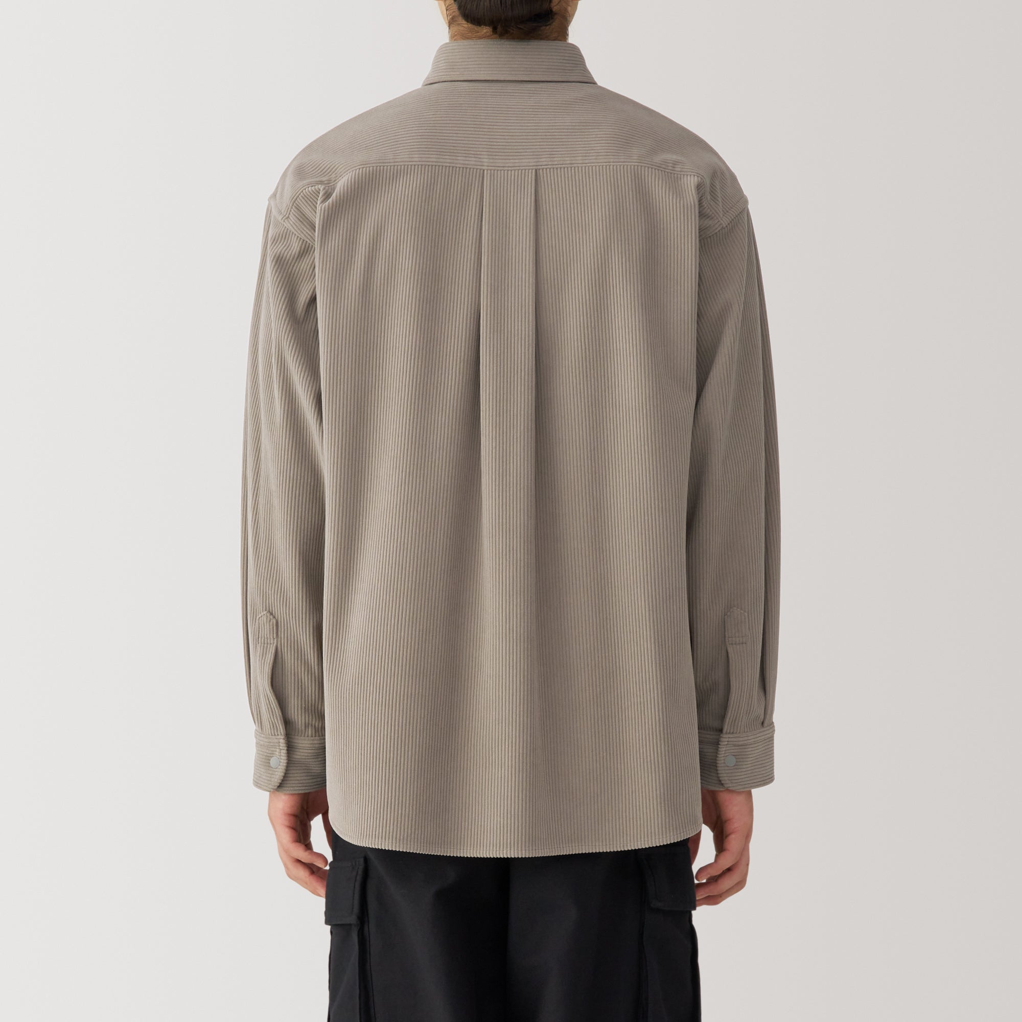 Men's Knit Corduroy Shirt Jacket