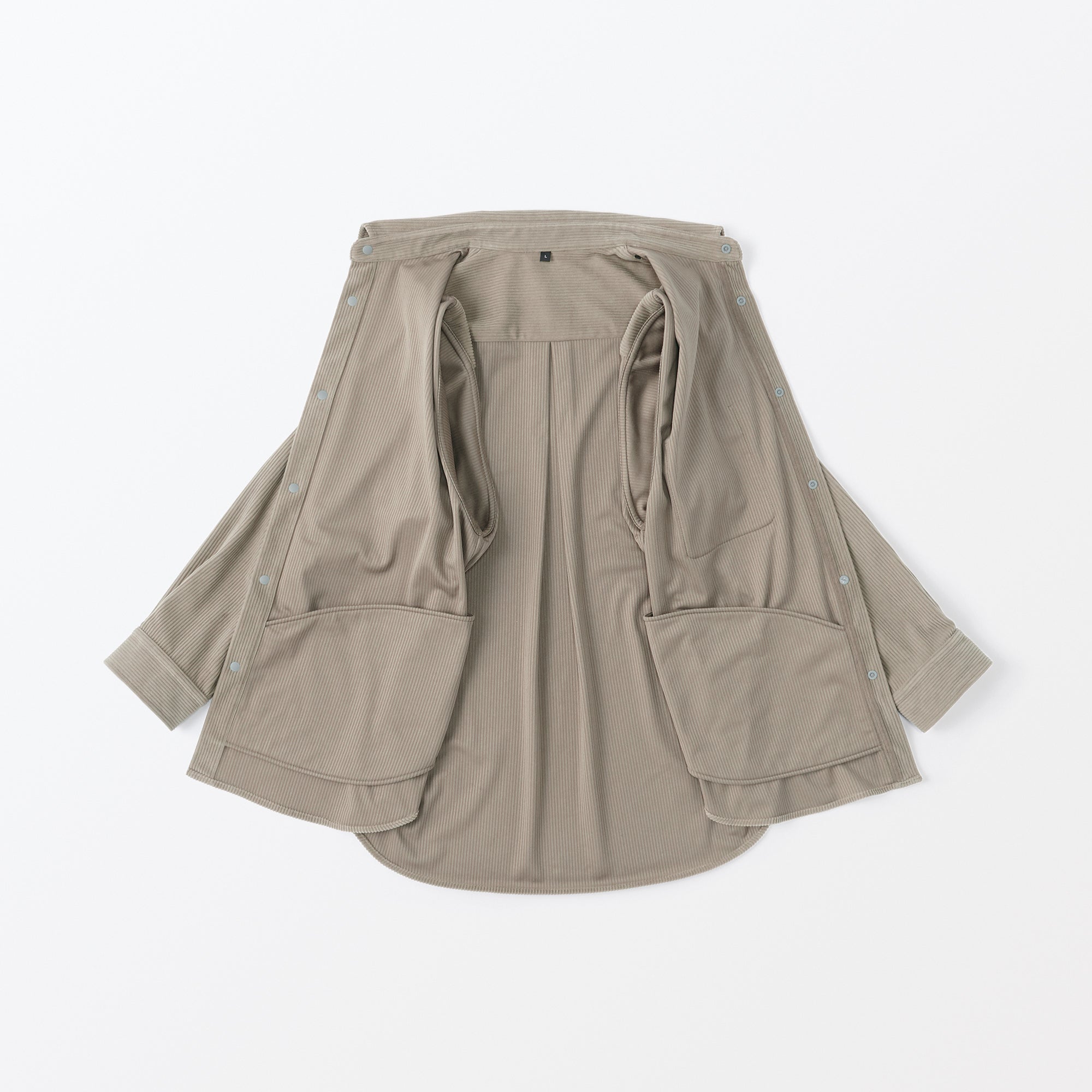 Men's Knit Corduroy Shirt Jacket