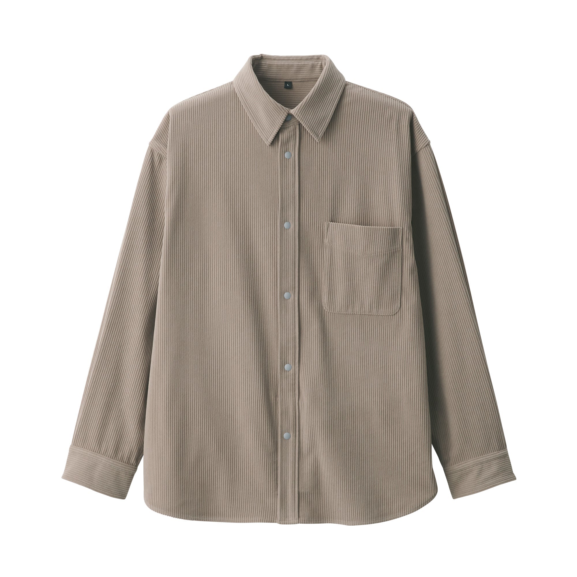Men's Knit Corduroy Shirt Jacket