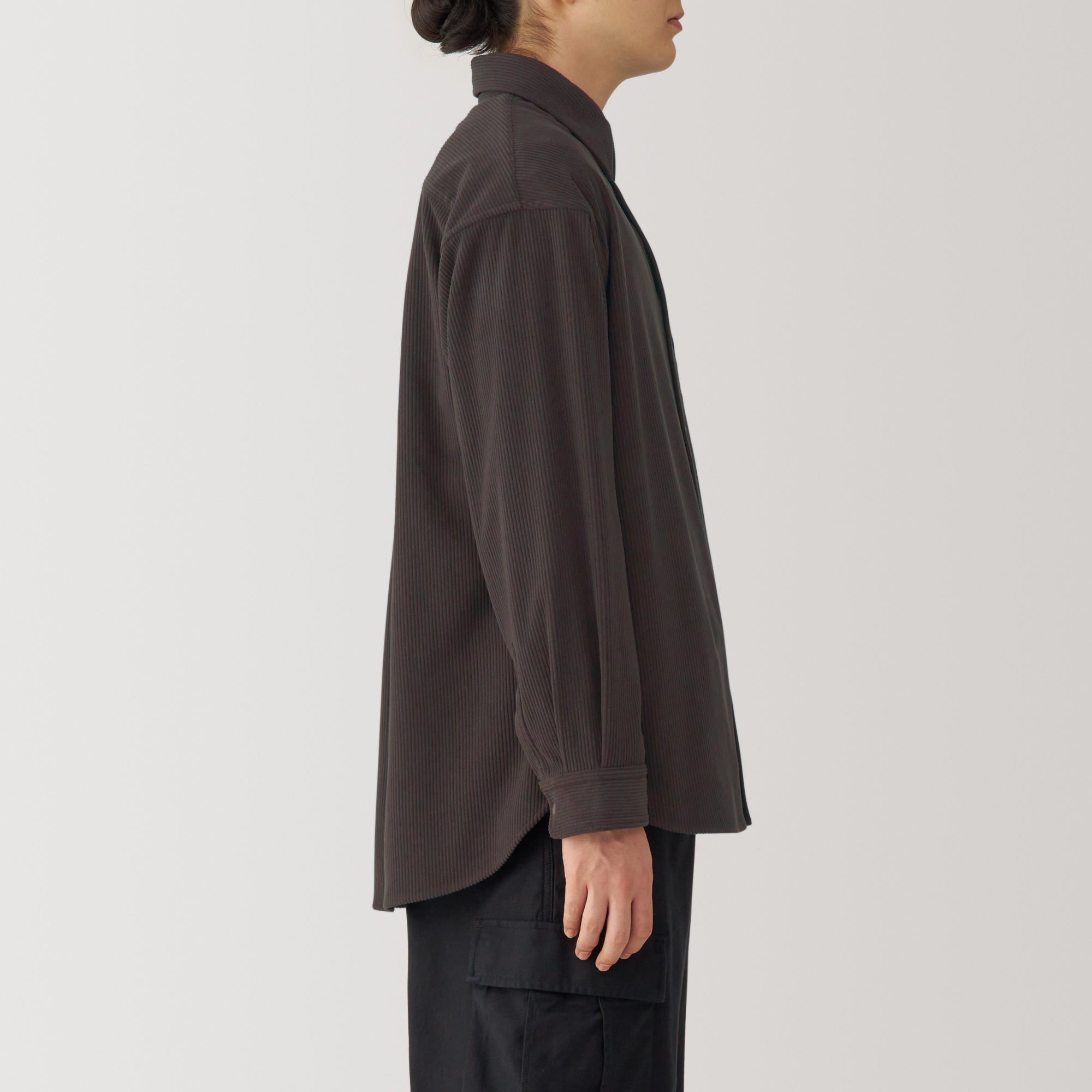 Men's Knit Corduroy Shirt Jacket