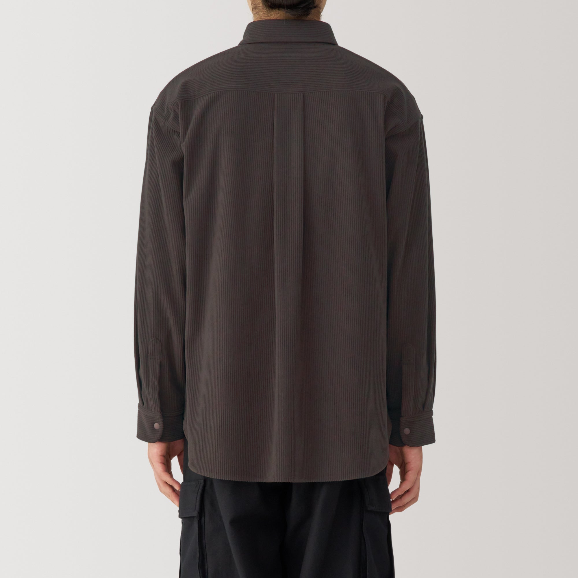 Men's Knit Corduroy Shirt Jacket