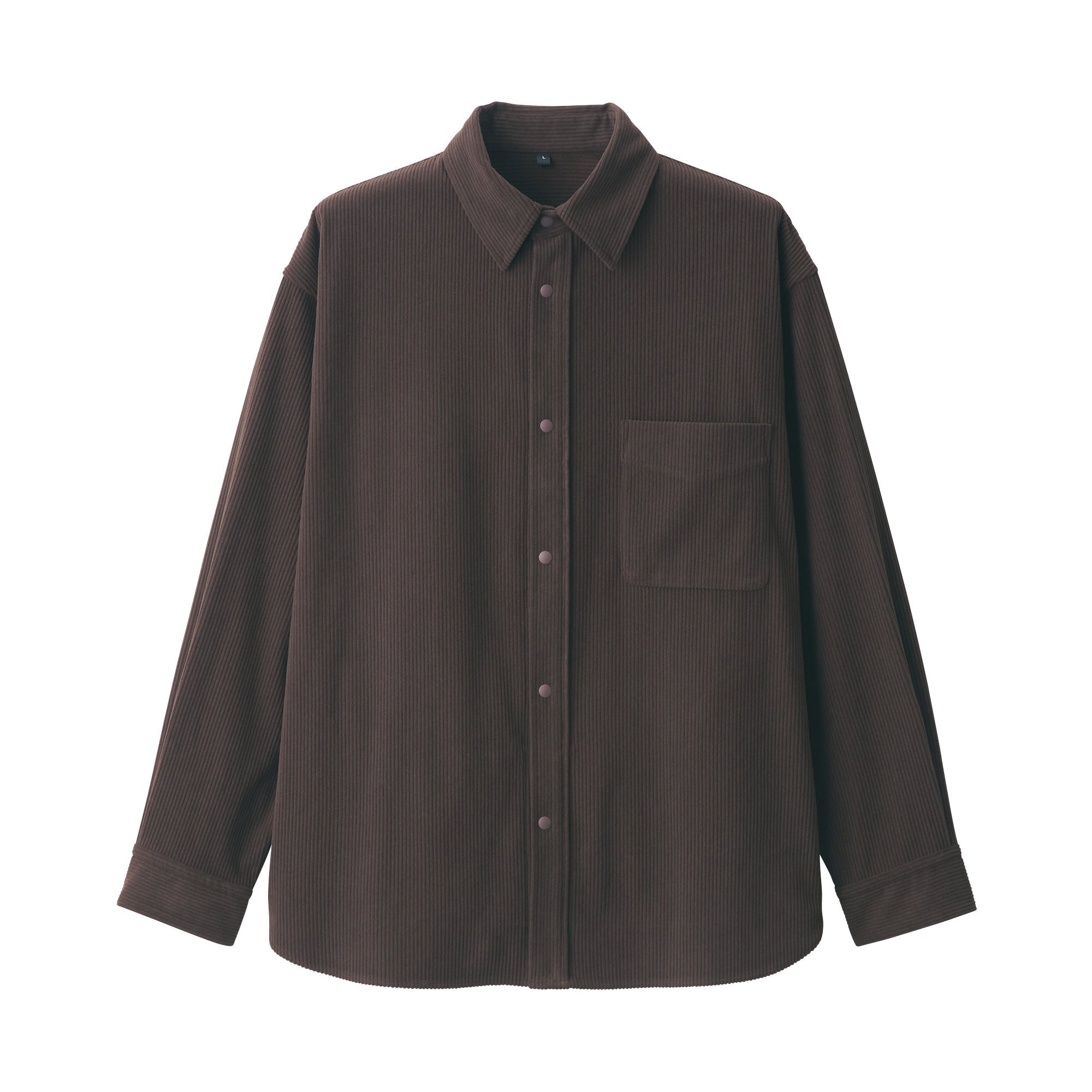 Men's Knit Corduroy Shirt Jacket