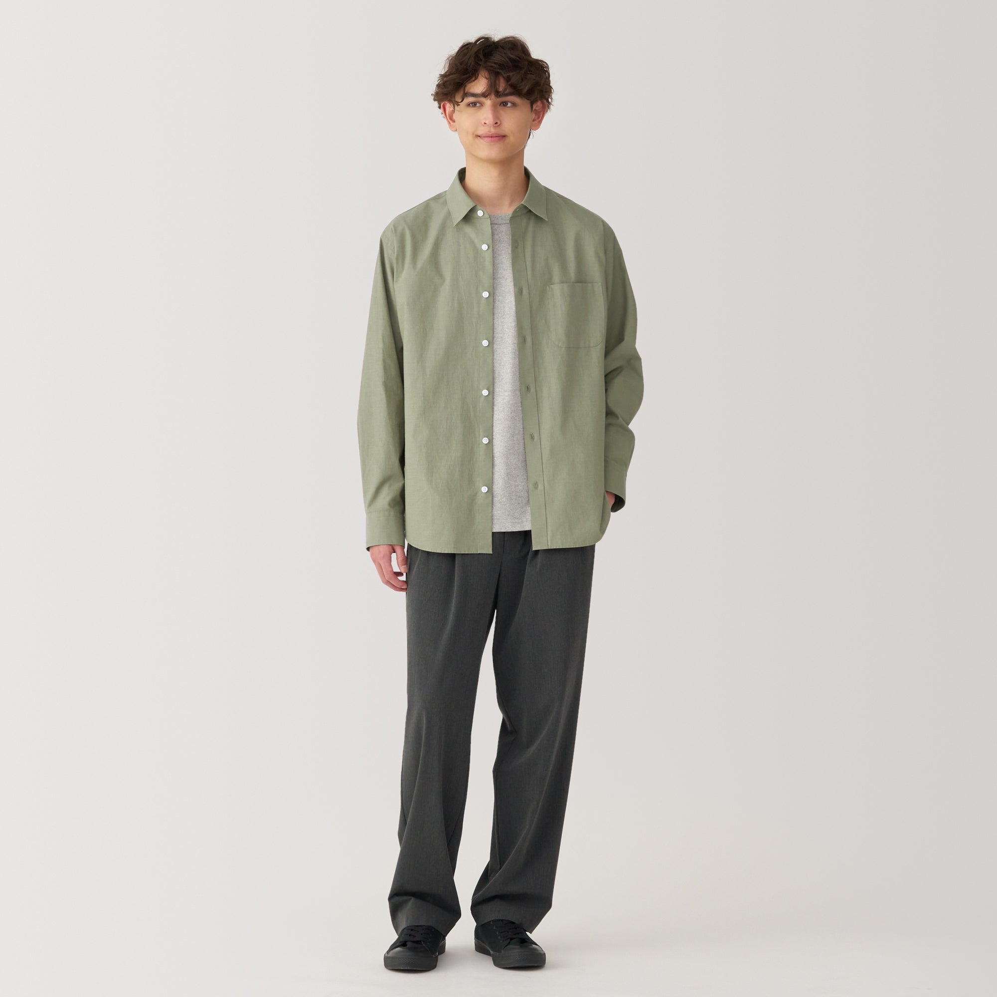 Men's Washed Broadcloth Shirt