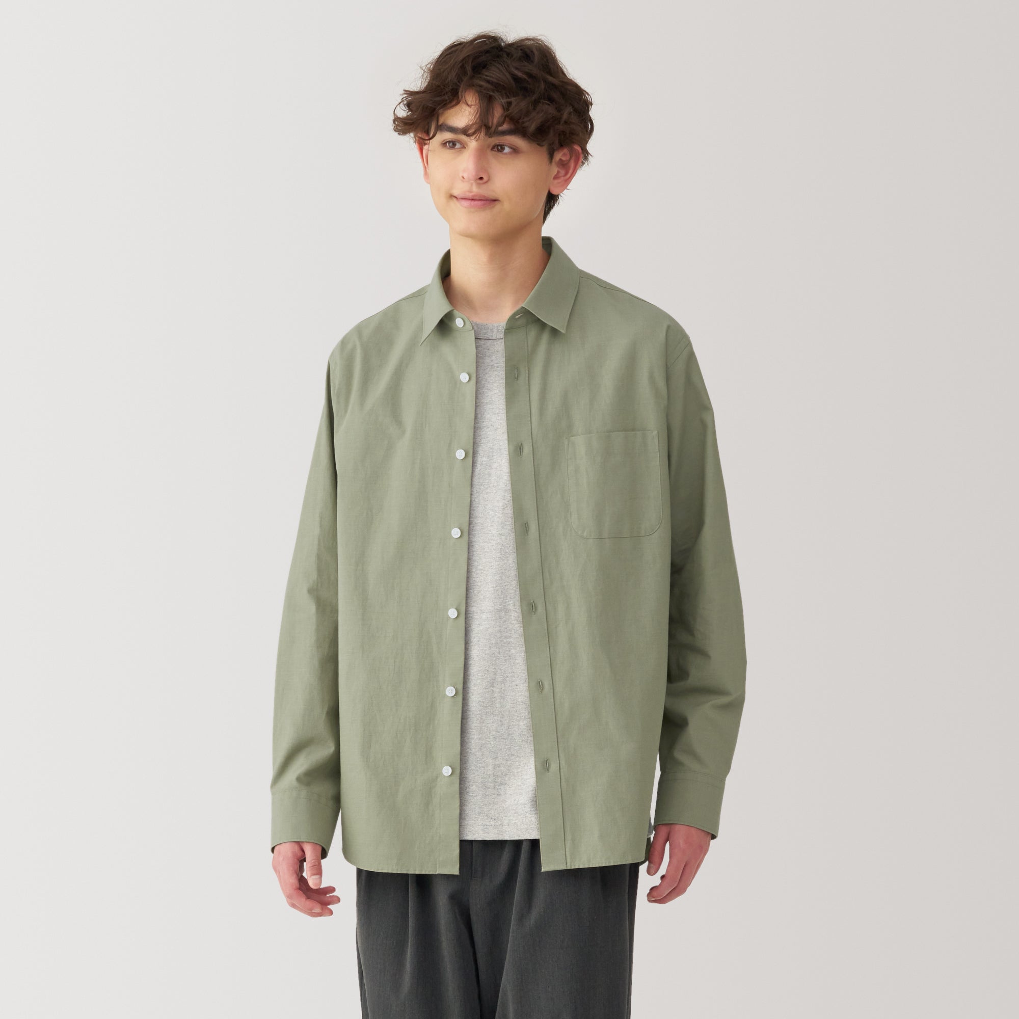 Men's Washed Broadcloth Shirt