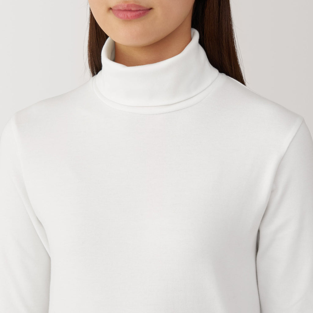 Women's Brushed Ribbed Turtleneck T-Shirt