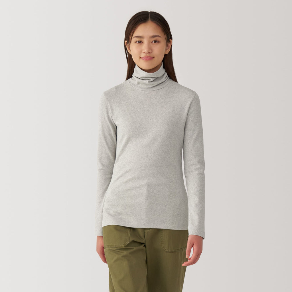 Women's Brushed Ribbed Turtleneck T-Shirt