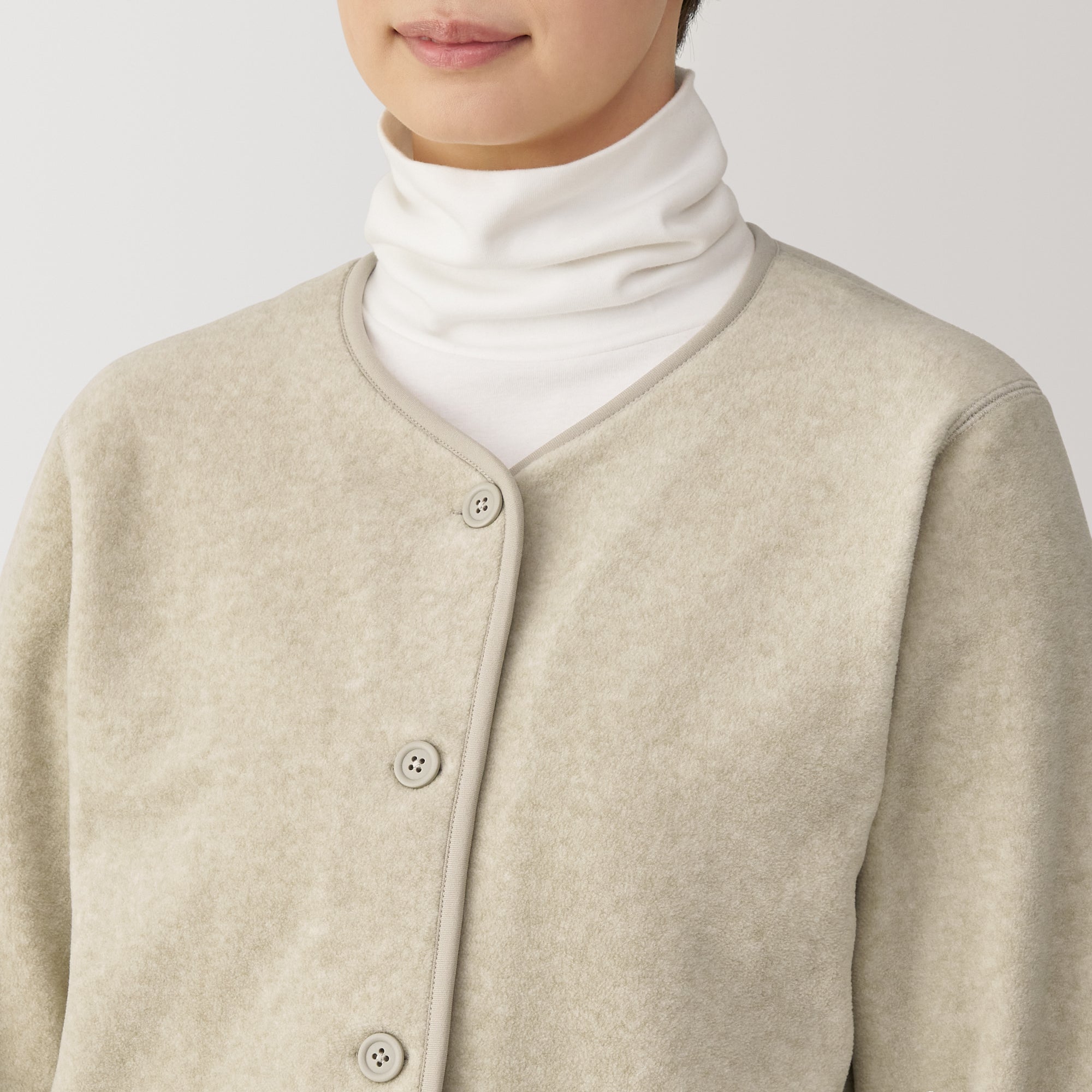 Recyclable Fleece Cardigan