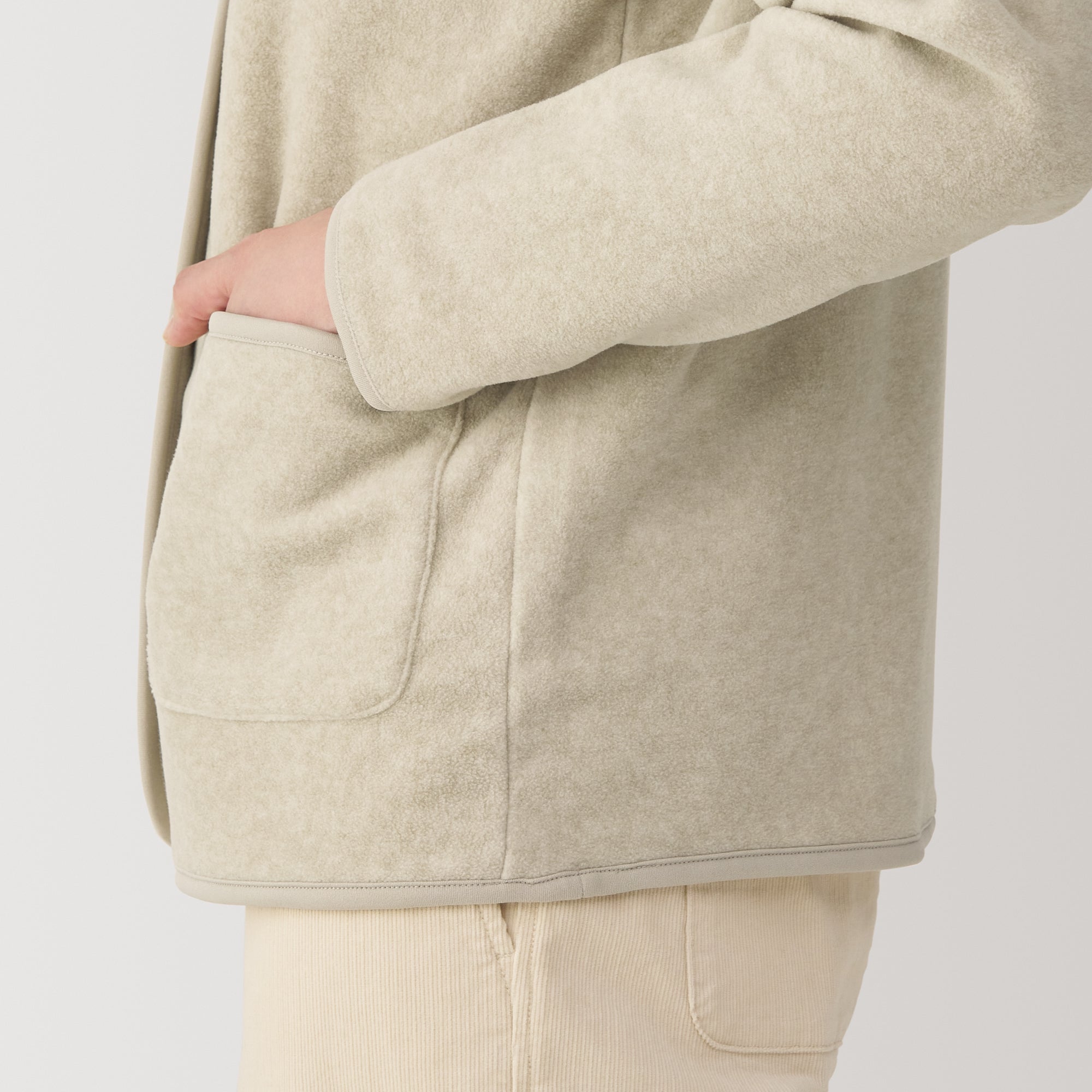 Recyclable Fleece Cardigan