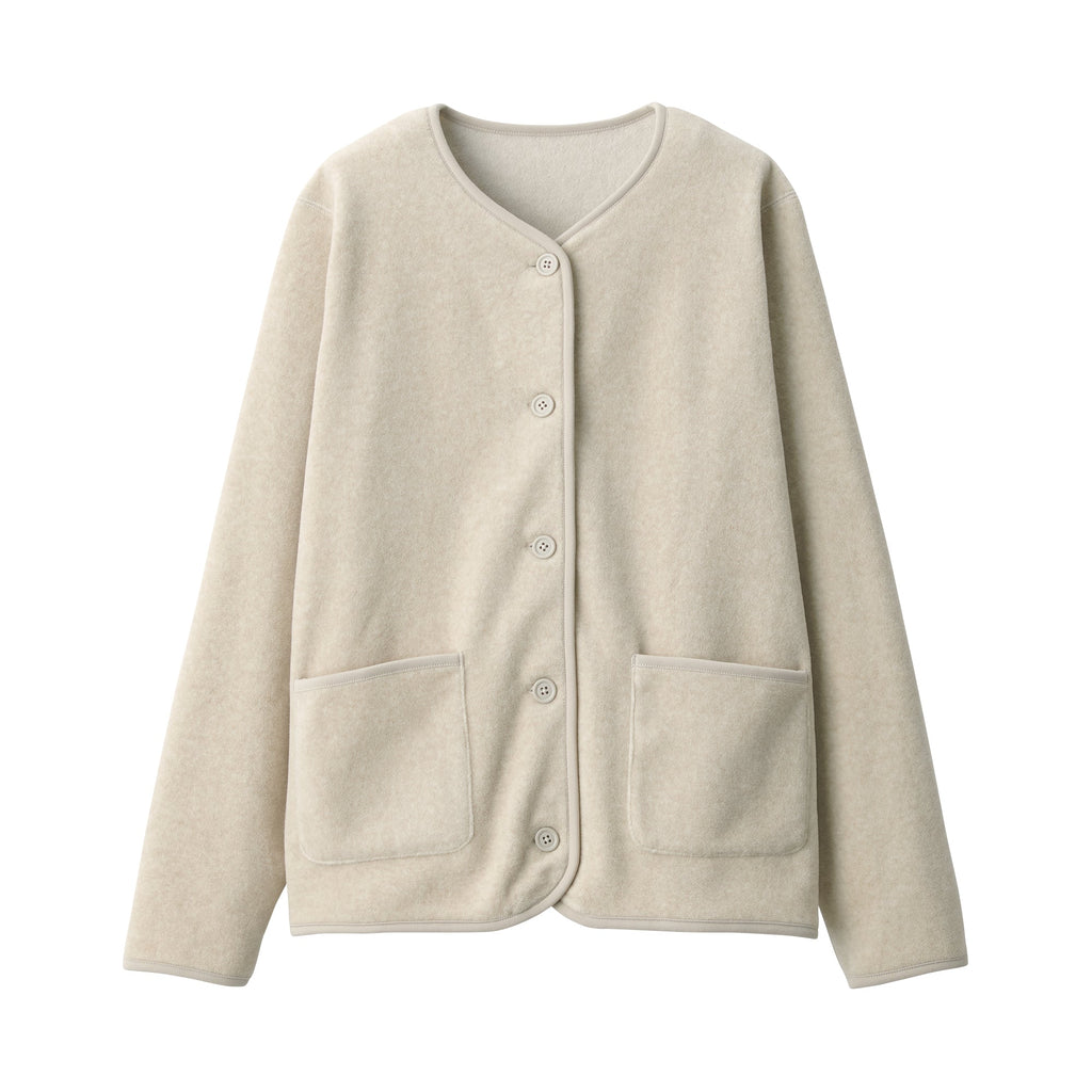 Recyclable Fleece Cardigan