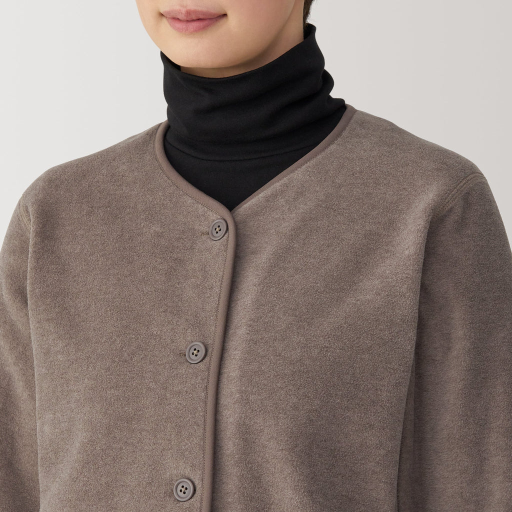 Recyclable Fleece Cardigan