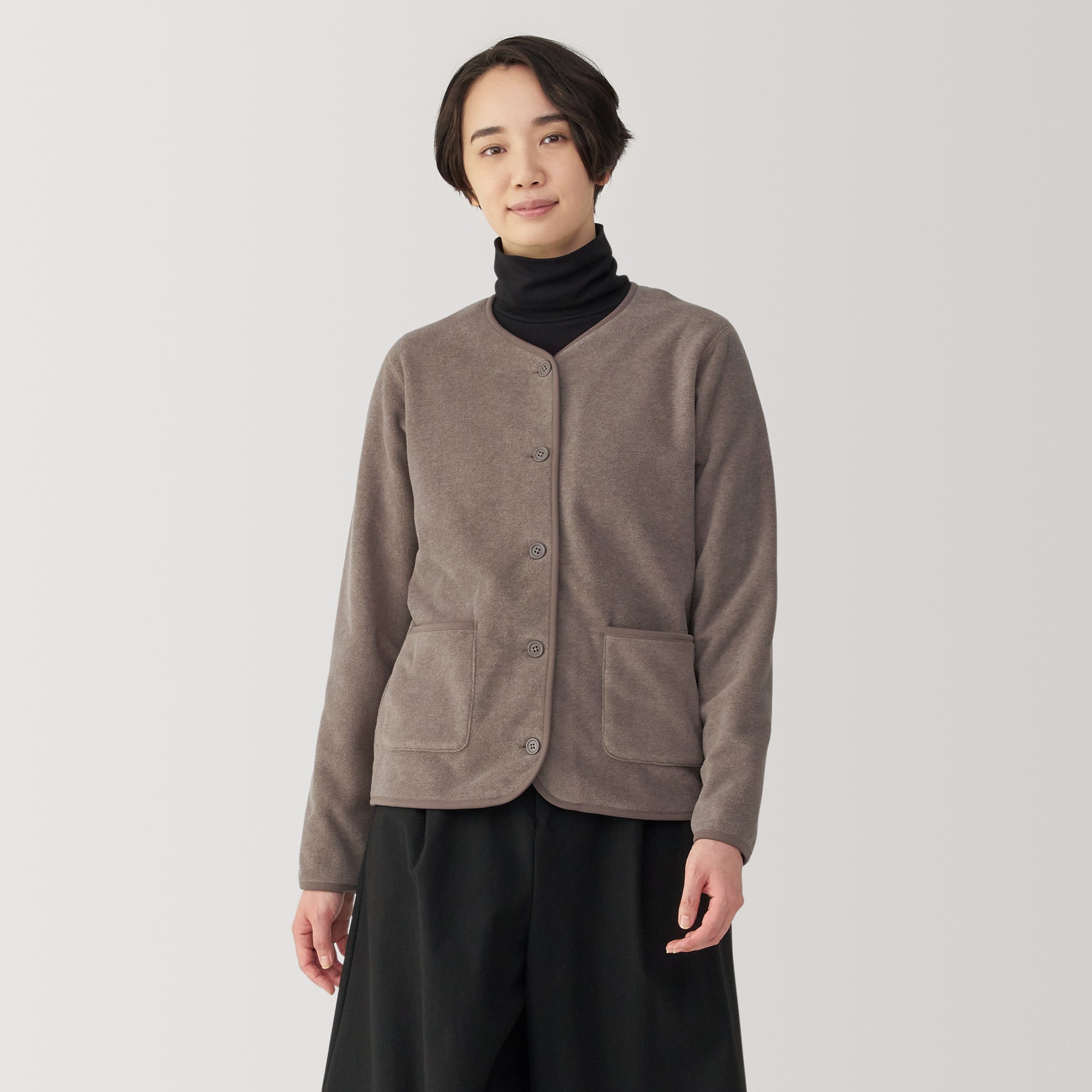 Recyclable Fleece Cardigan