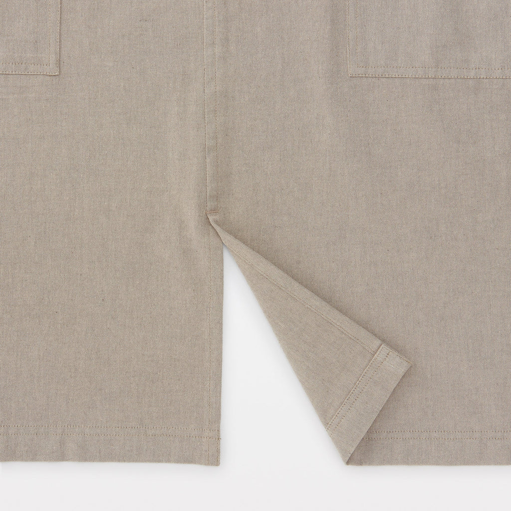 Plain Weave Cotton Shoulder Strap Apron - S-M