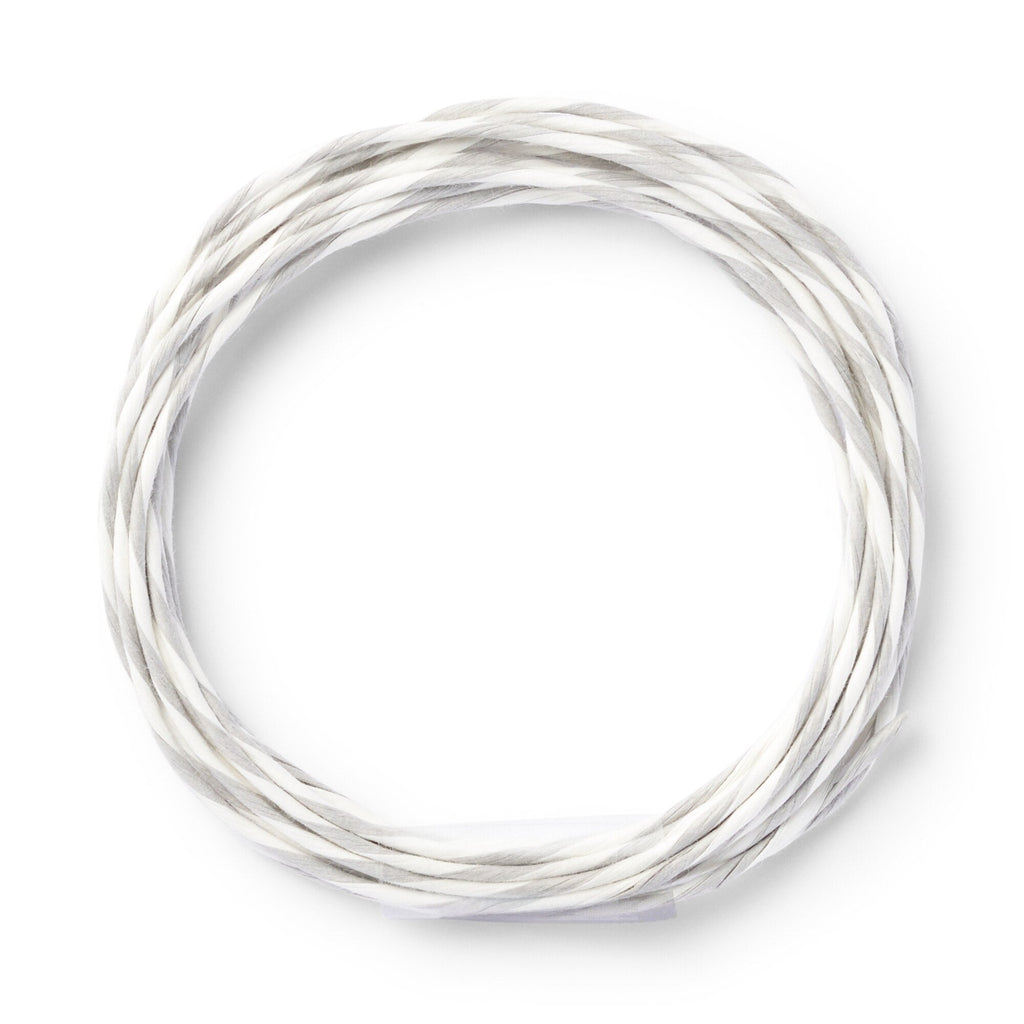 Wrapping Paper String - Gray/White