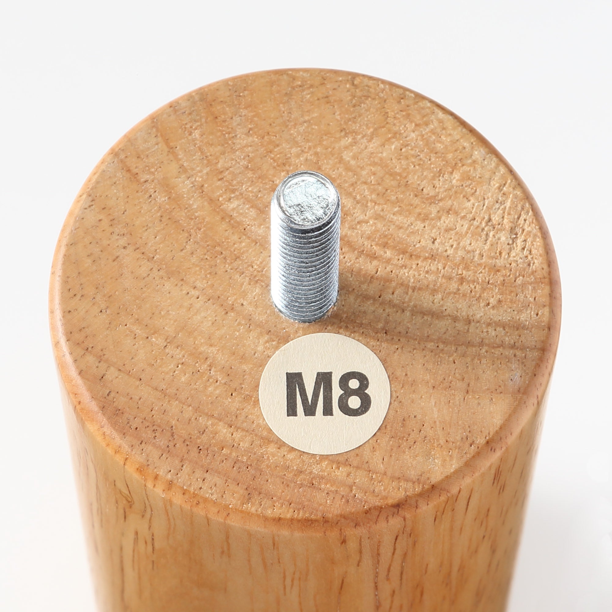 M8 Wooden Legs for Bed & Sofa - 7.9 Inch - Natural