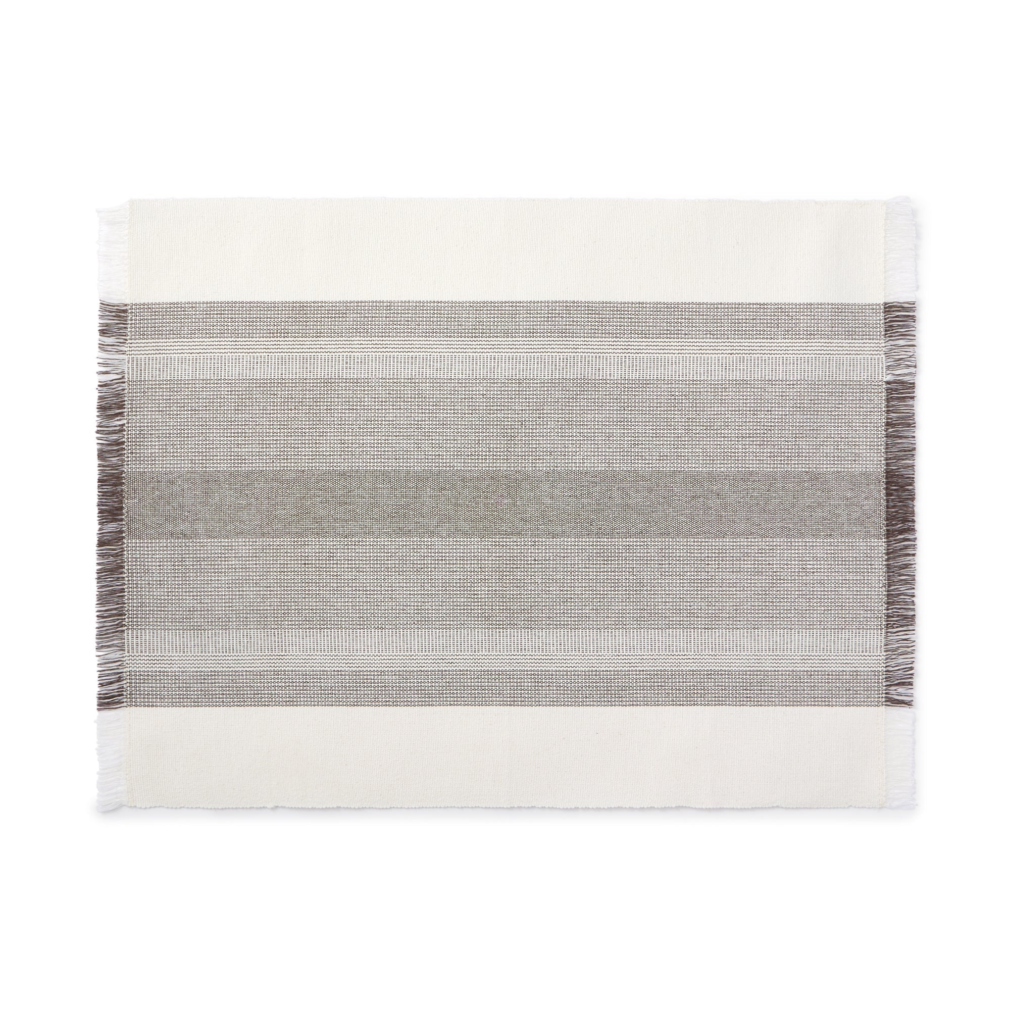 Indian Cotton Rib Placemat - Off White
