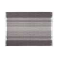 Indian Cotton Rib Placemat - Charcoal Gray