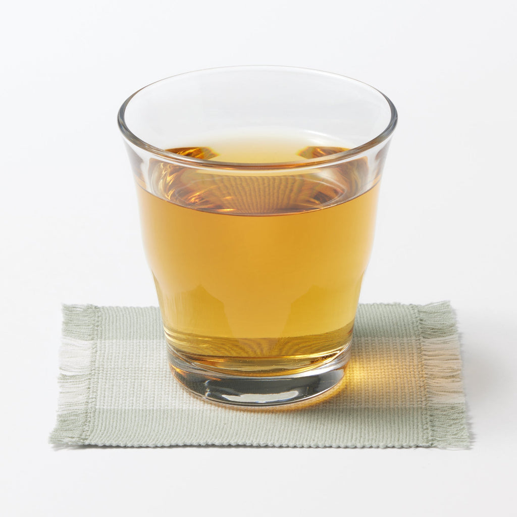 Indian Cotton Rib Coaster - Light Green