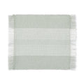 Indian Cotton Rib Coaster - Light Green