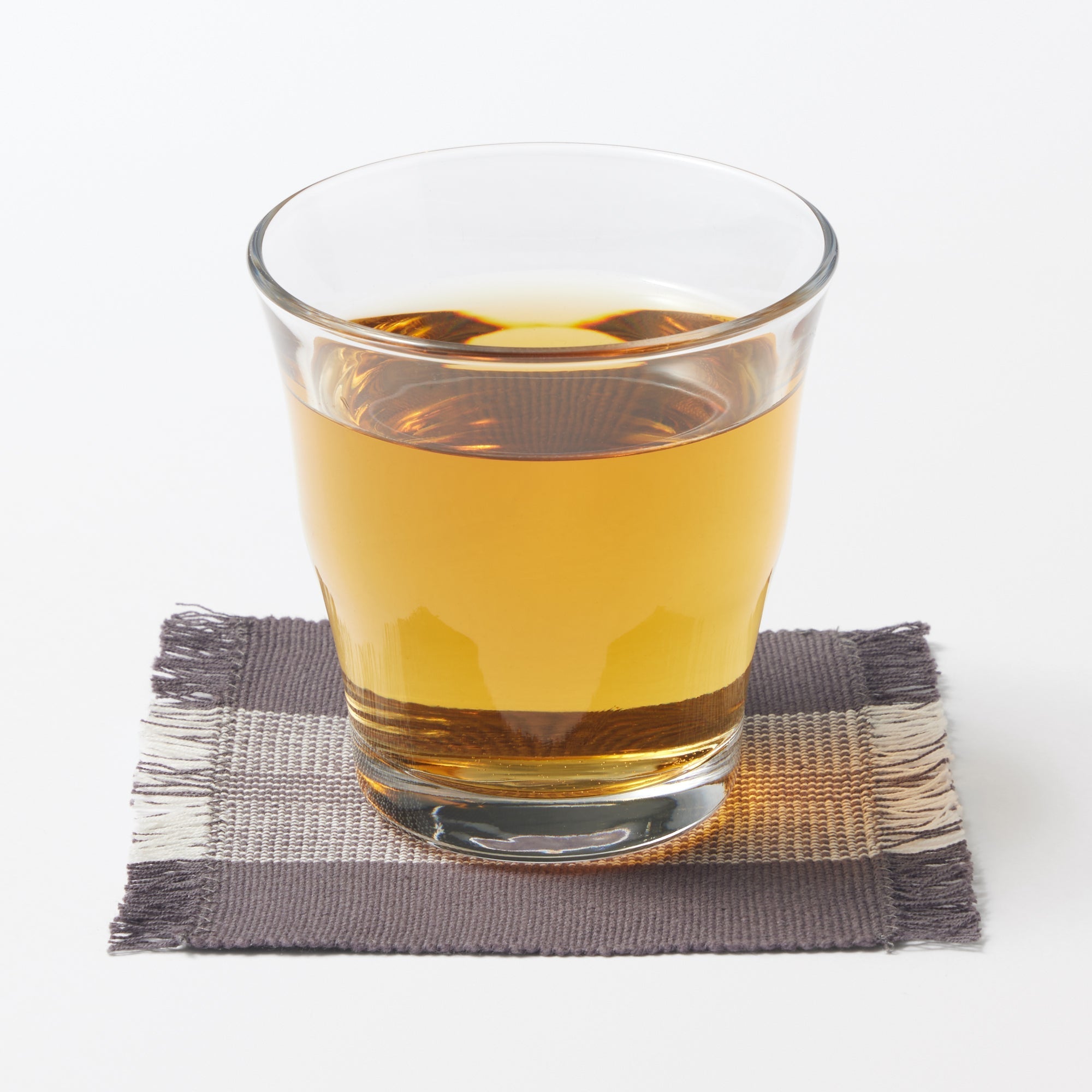 Indian Cotton Rib Coaster - Charcoal Gray