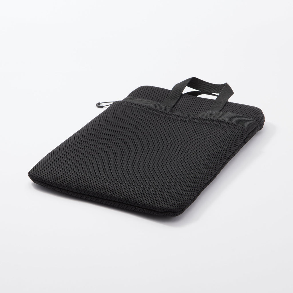 Polyester Vertical Cushioned Tablet Case - Black