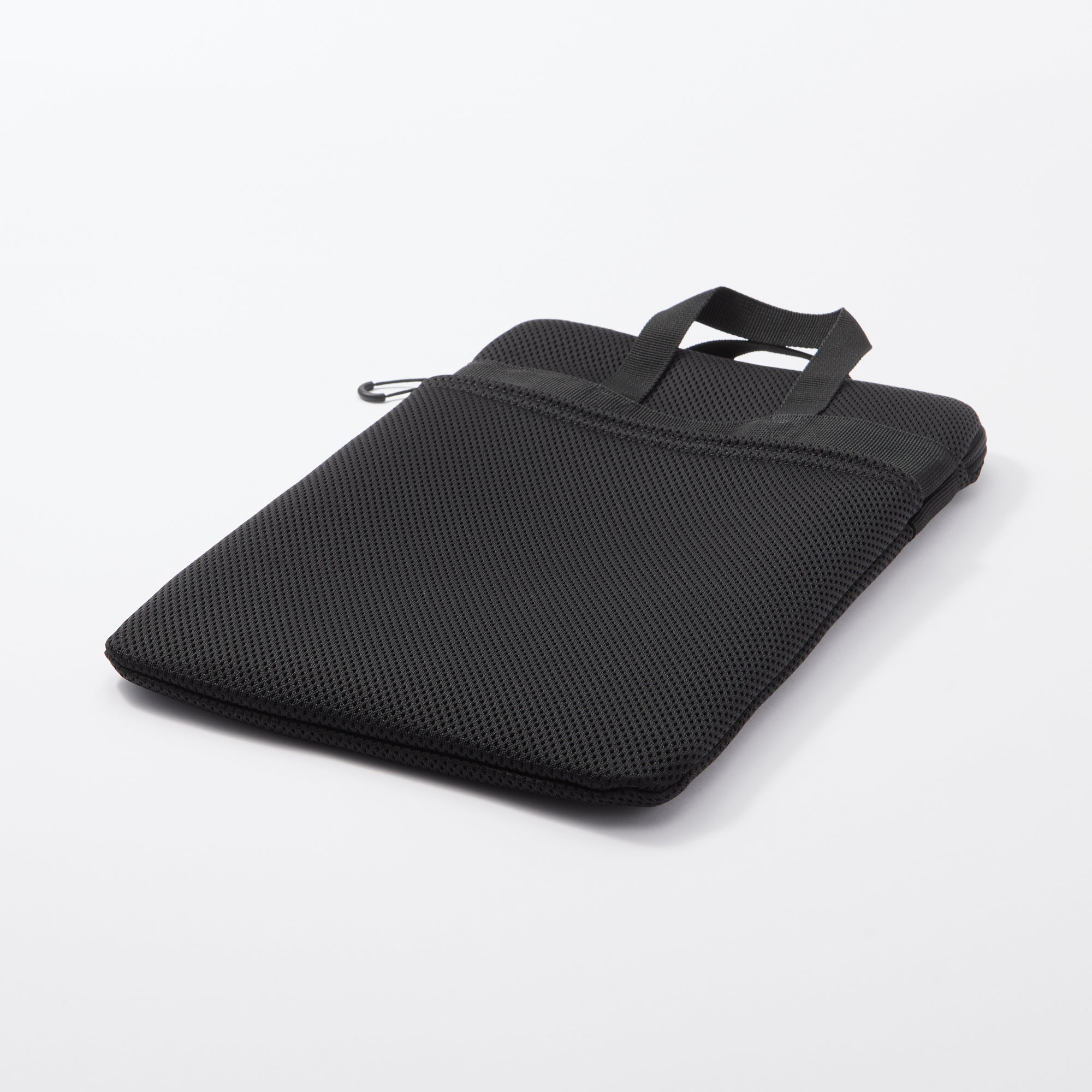 Polyester Vertical Cushioned Tablet Case - Black