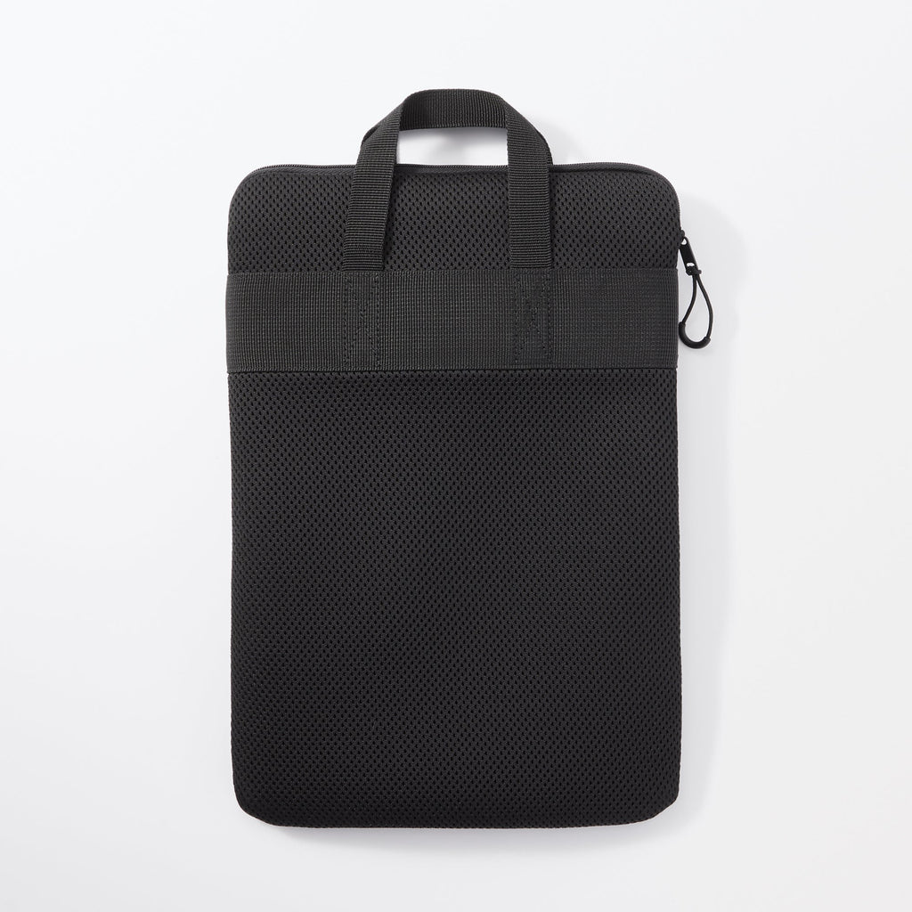 Polyester Vertical Cushioned Tablet Case - Black