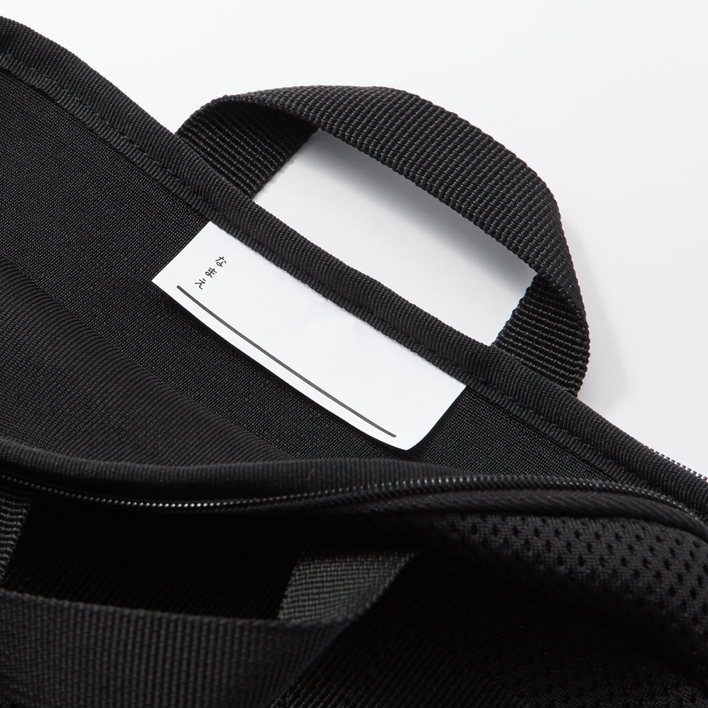 Polyester Vertical Cushioned Tablet Case - Black