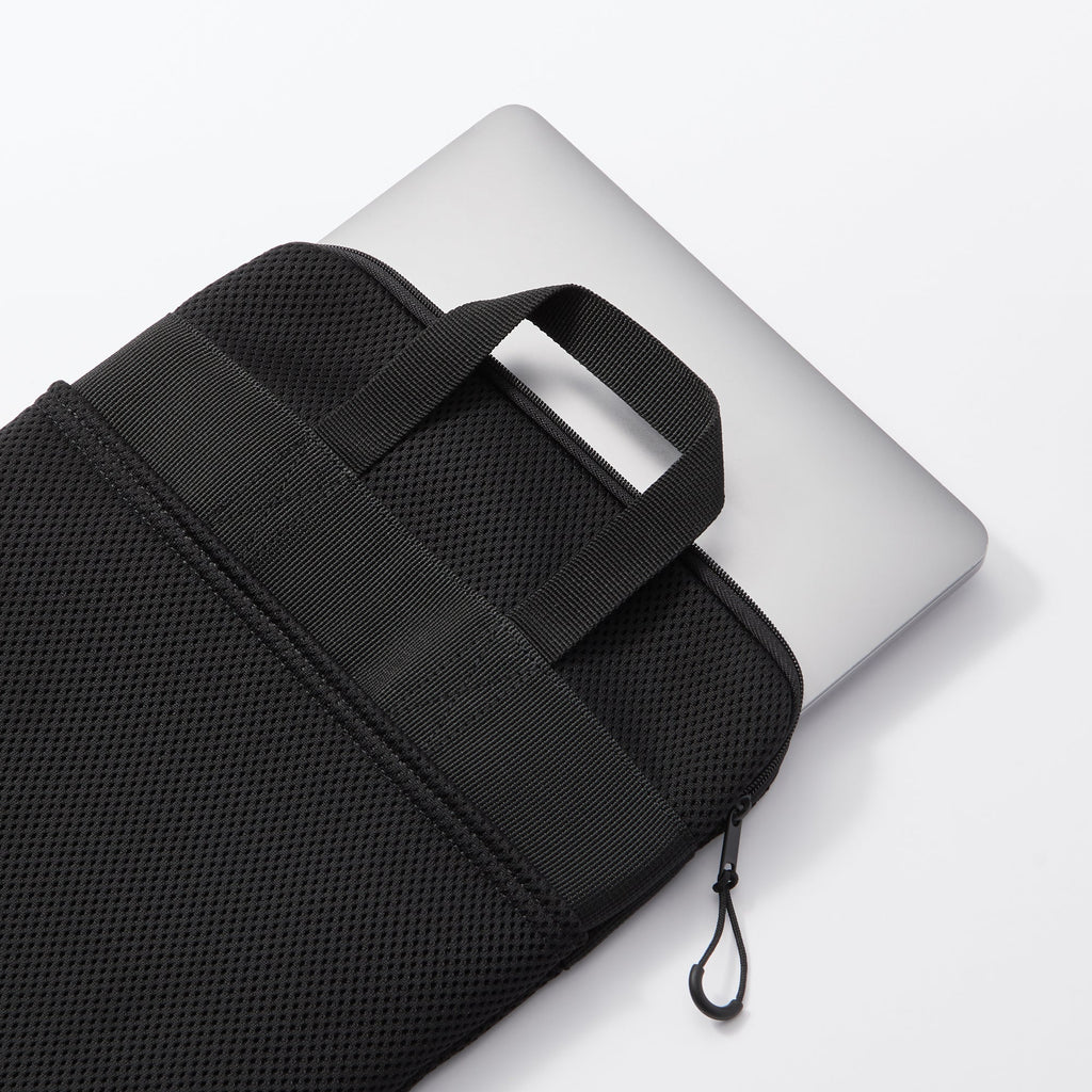 Polyester Vertical Cushioned Tablet Case - Black