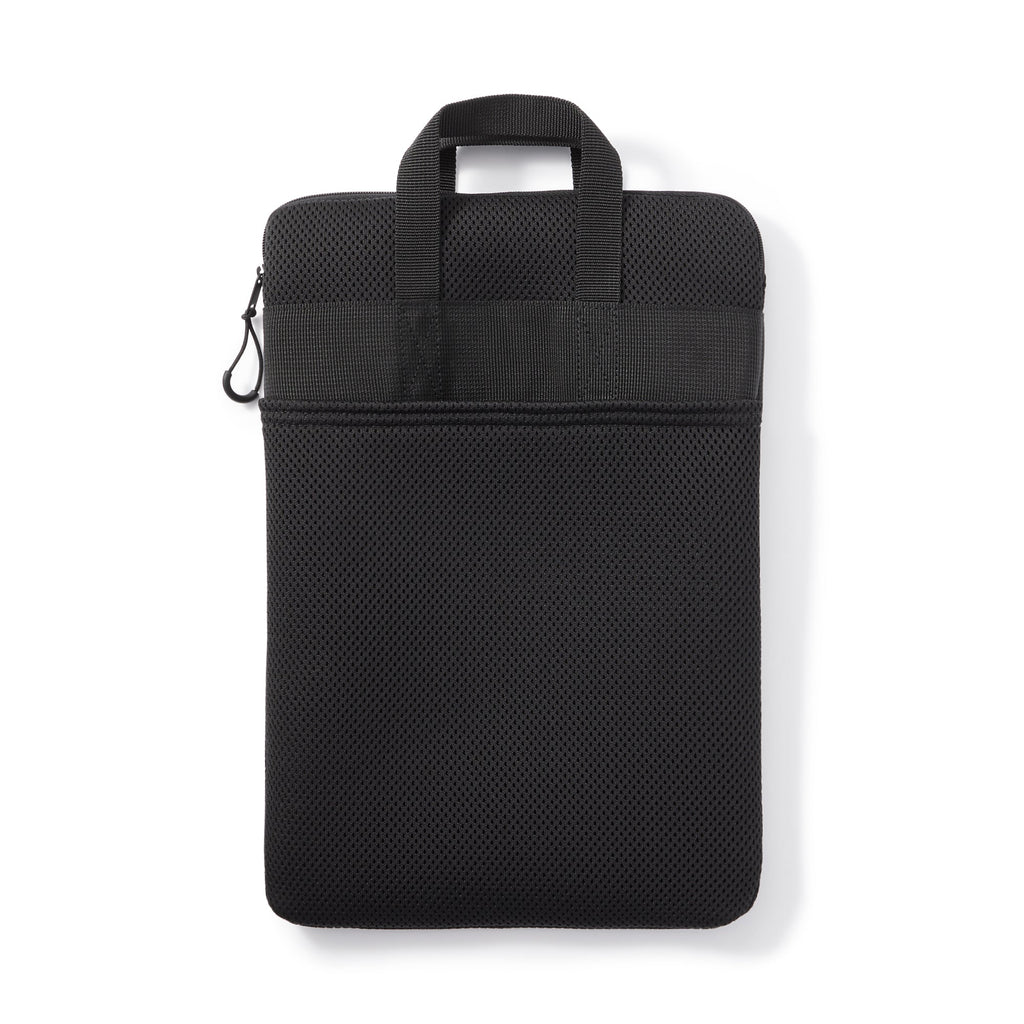 Polyester Vertical Cushioned Tablet Case - Black