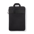 Polyester Vertical Cushioned Tablet Case - Black