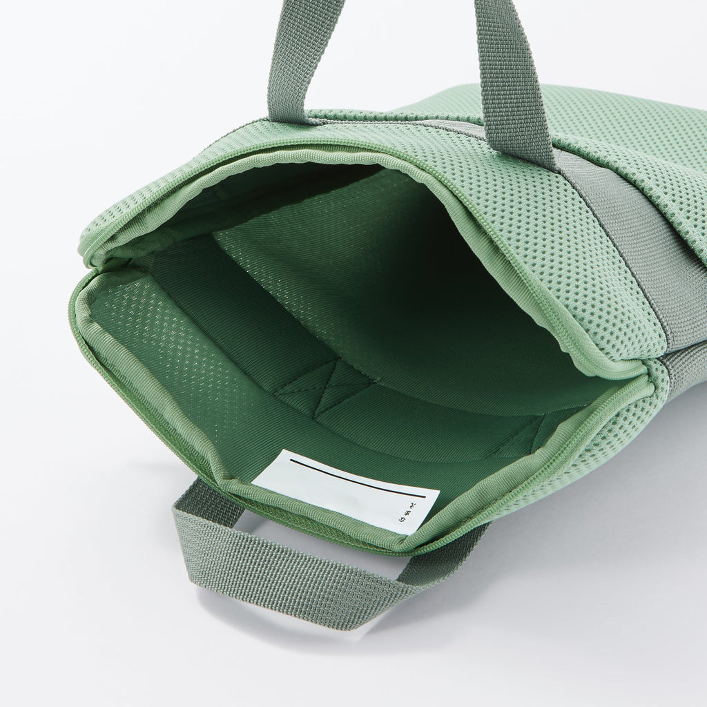Polyester Vertical Cushioned Tablet Case - Green