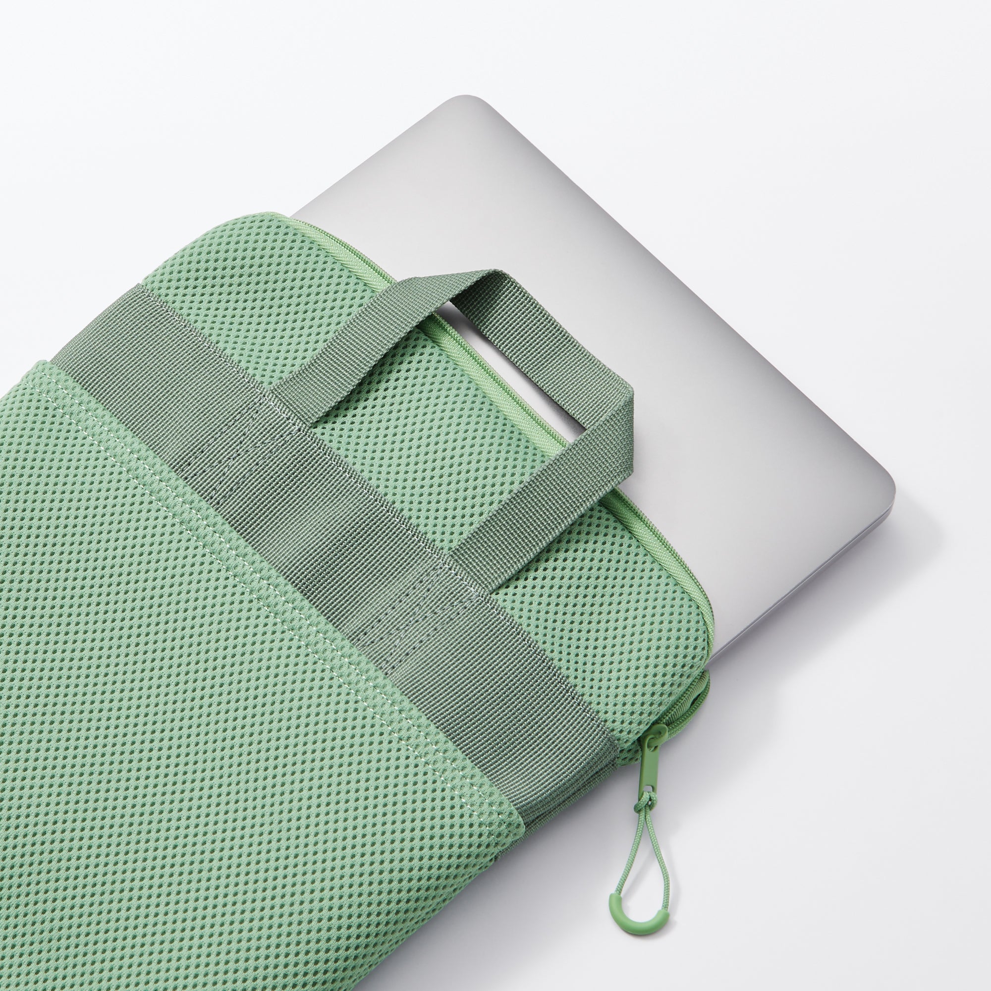 Polyester Vertical Cushioned Tablet Case - Green