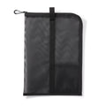 Nylon Mesh Vertical Document Case - Black