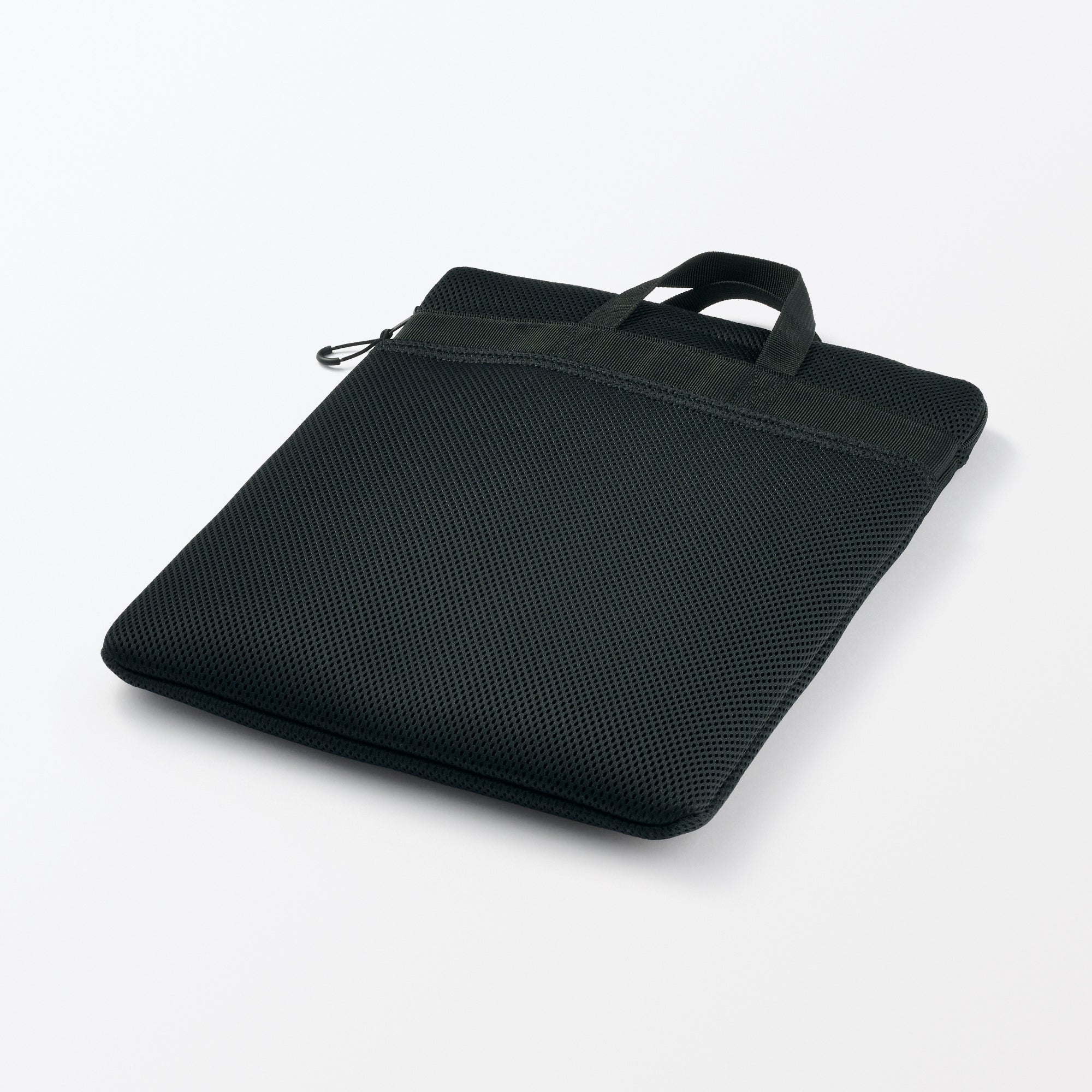 Polyester Vertical Cushioned Laptop Case - Black