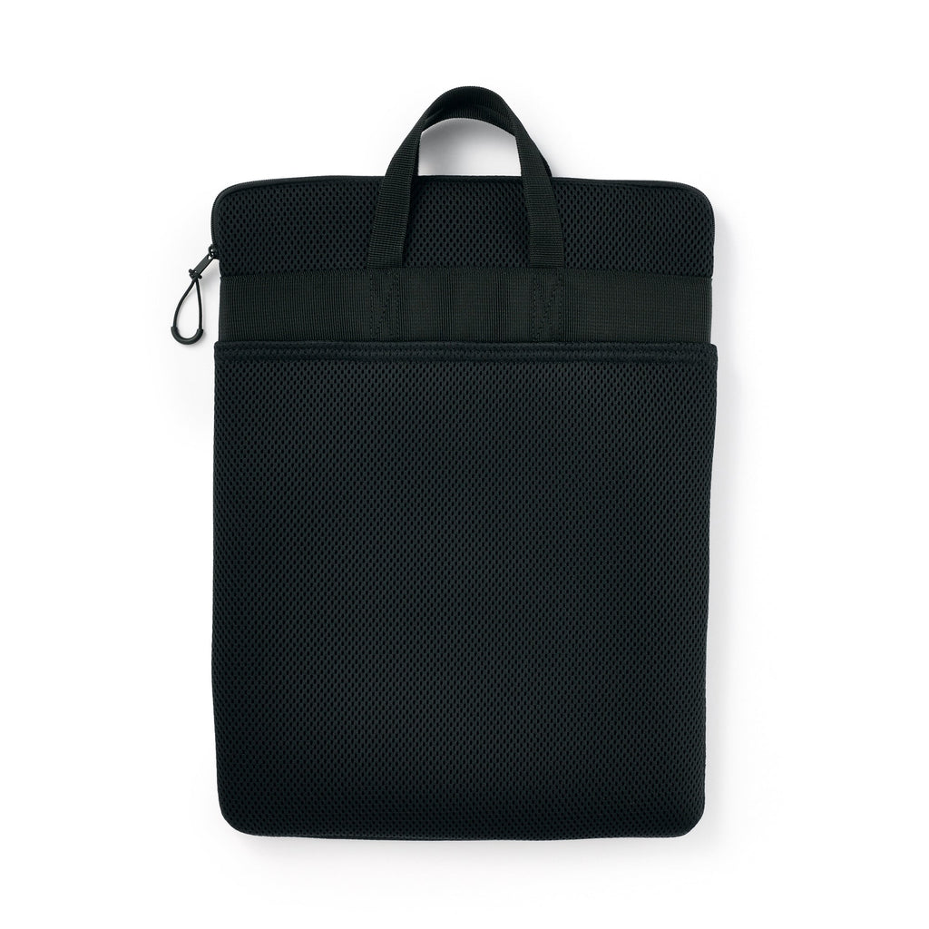Polyester Vertical Cushioned Laptop Case - Black