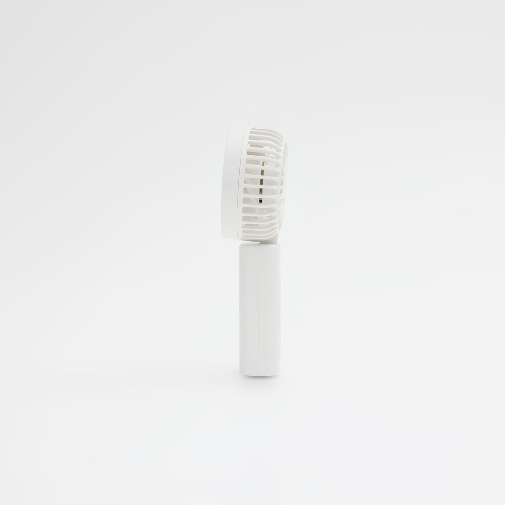 Rechargeable Compact Handheld Fan - White
