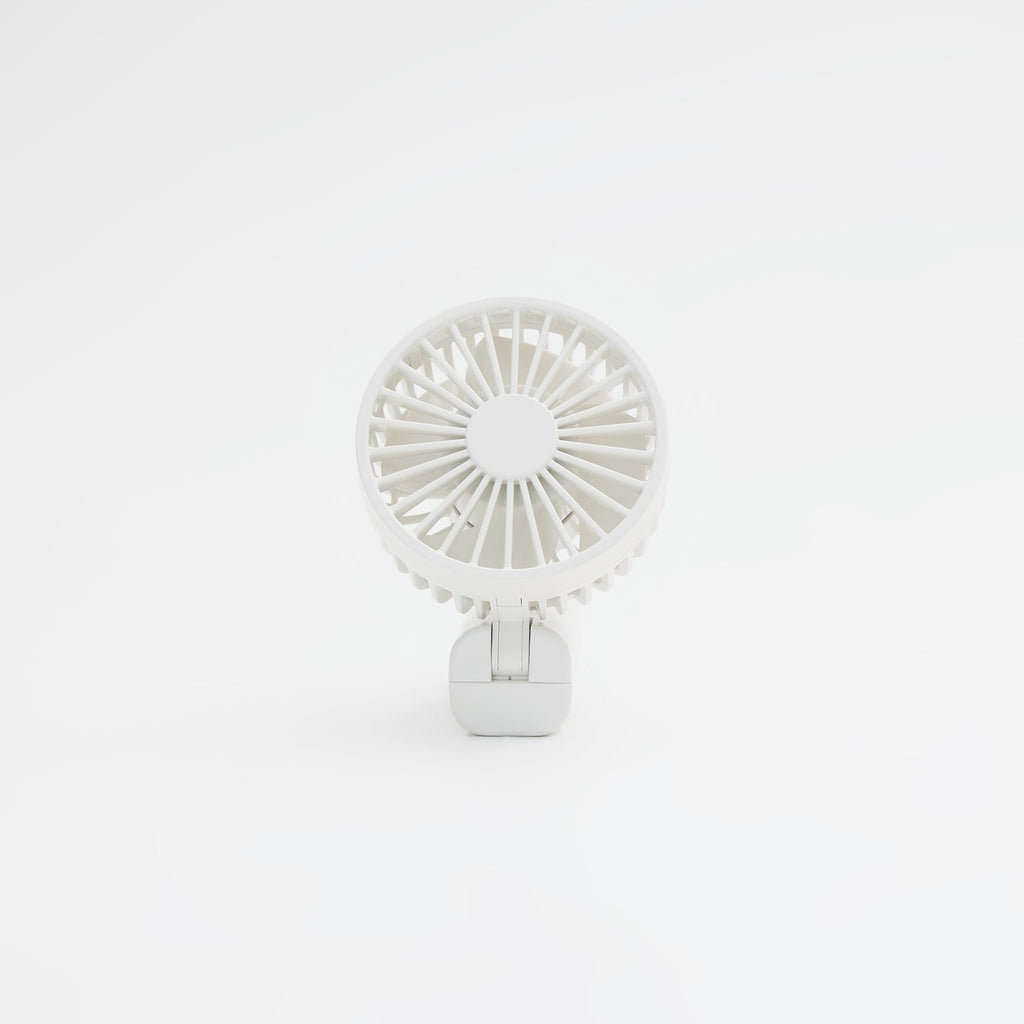 Rechargeable Compact Handheld Fan - White