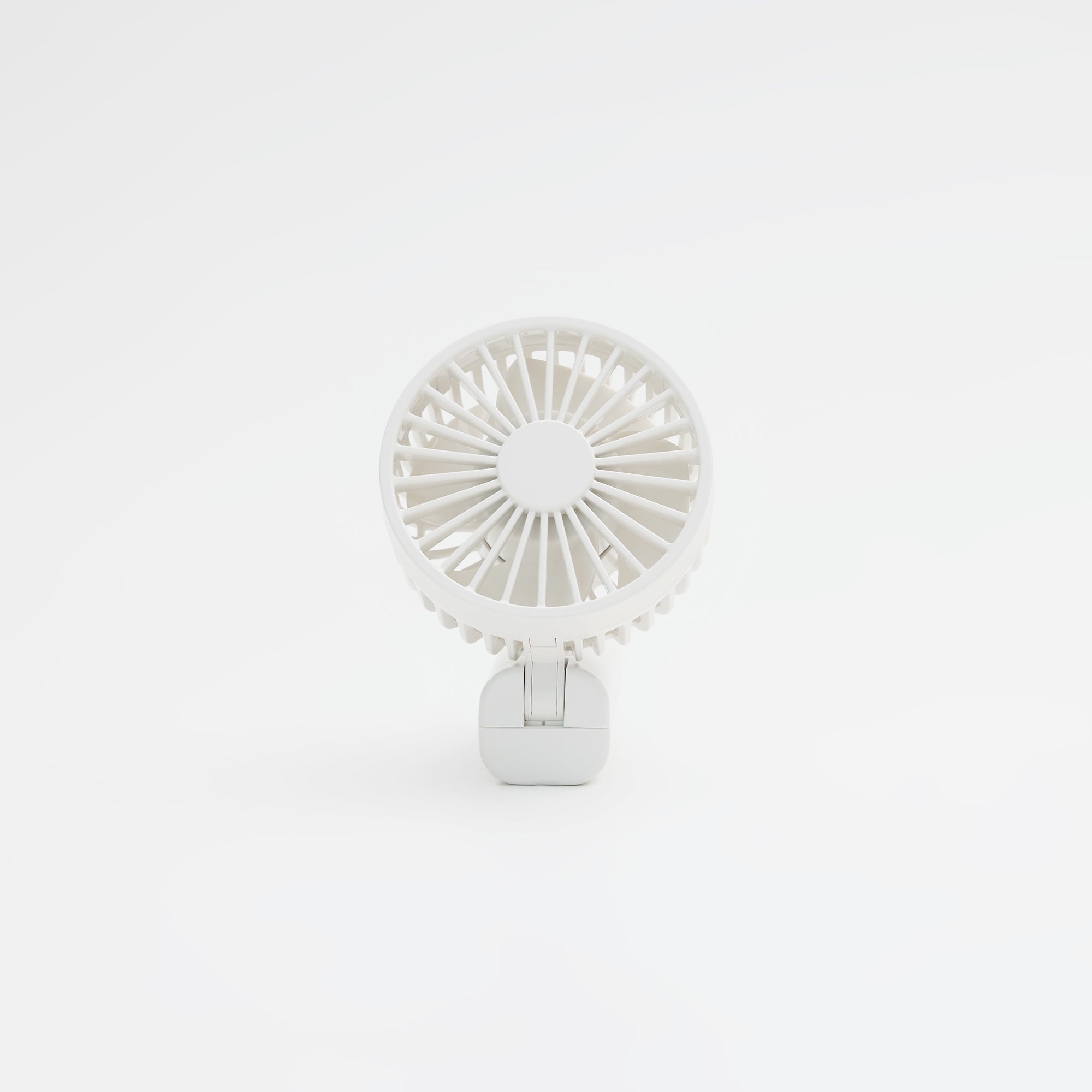 Rechargeable Compact Handheld Fan - White