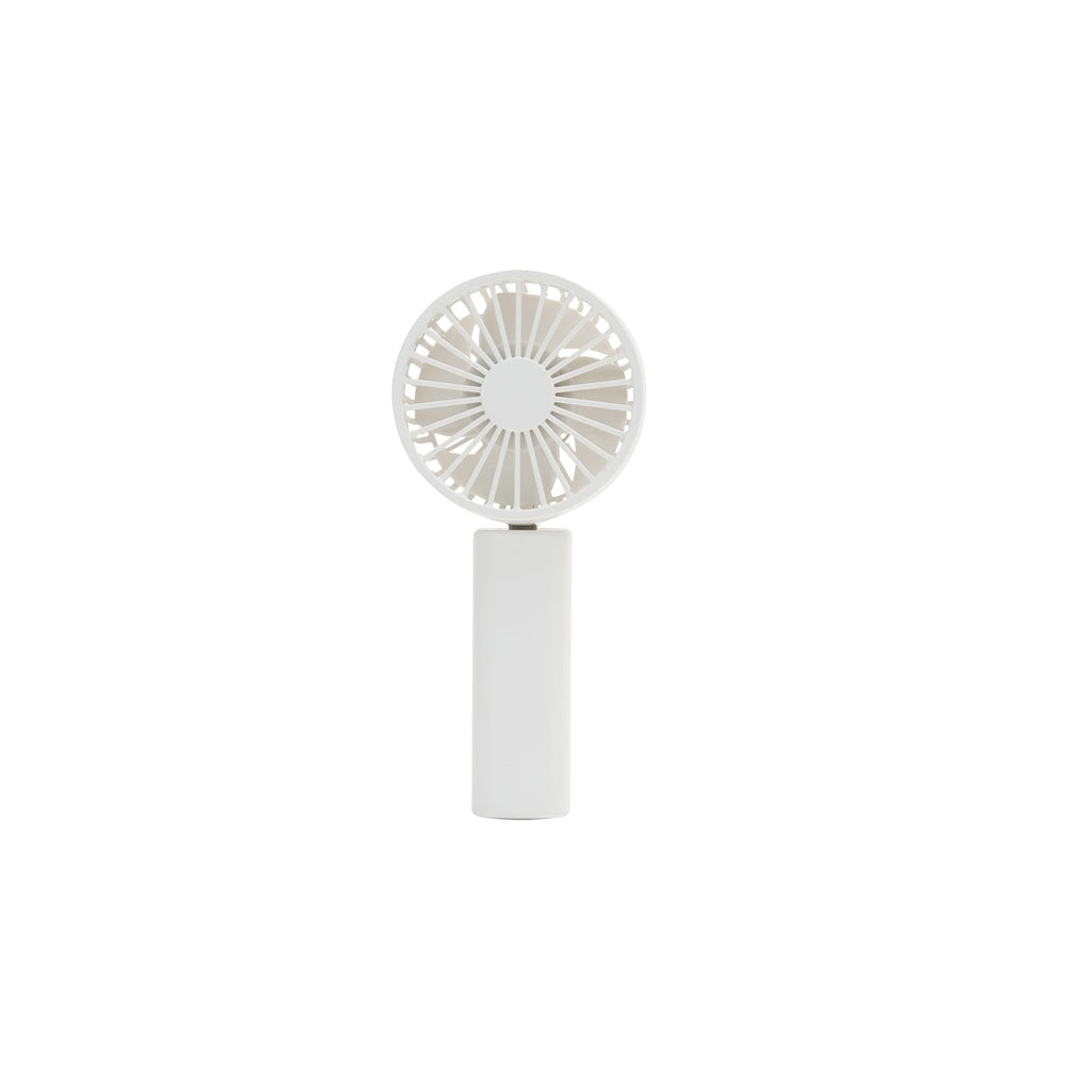 Rechargeable Compact Handheld Fan - White