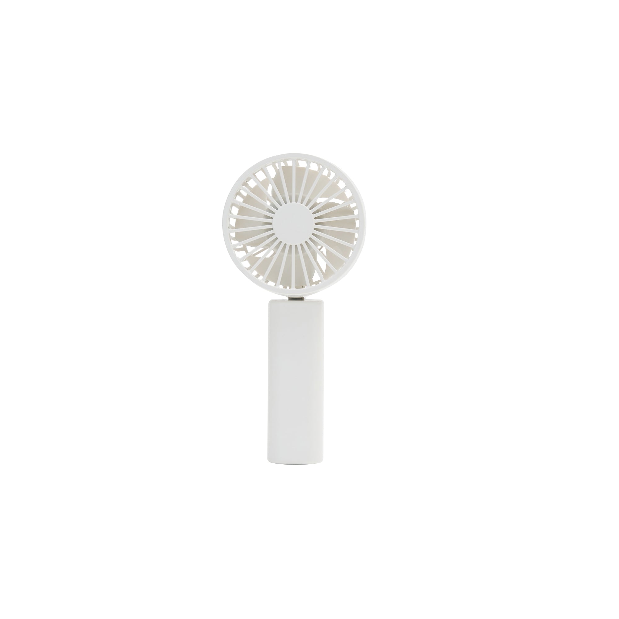 Rechargeable Compact Handheld Fan - White