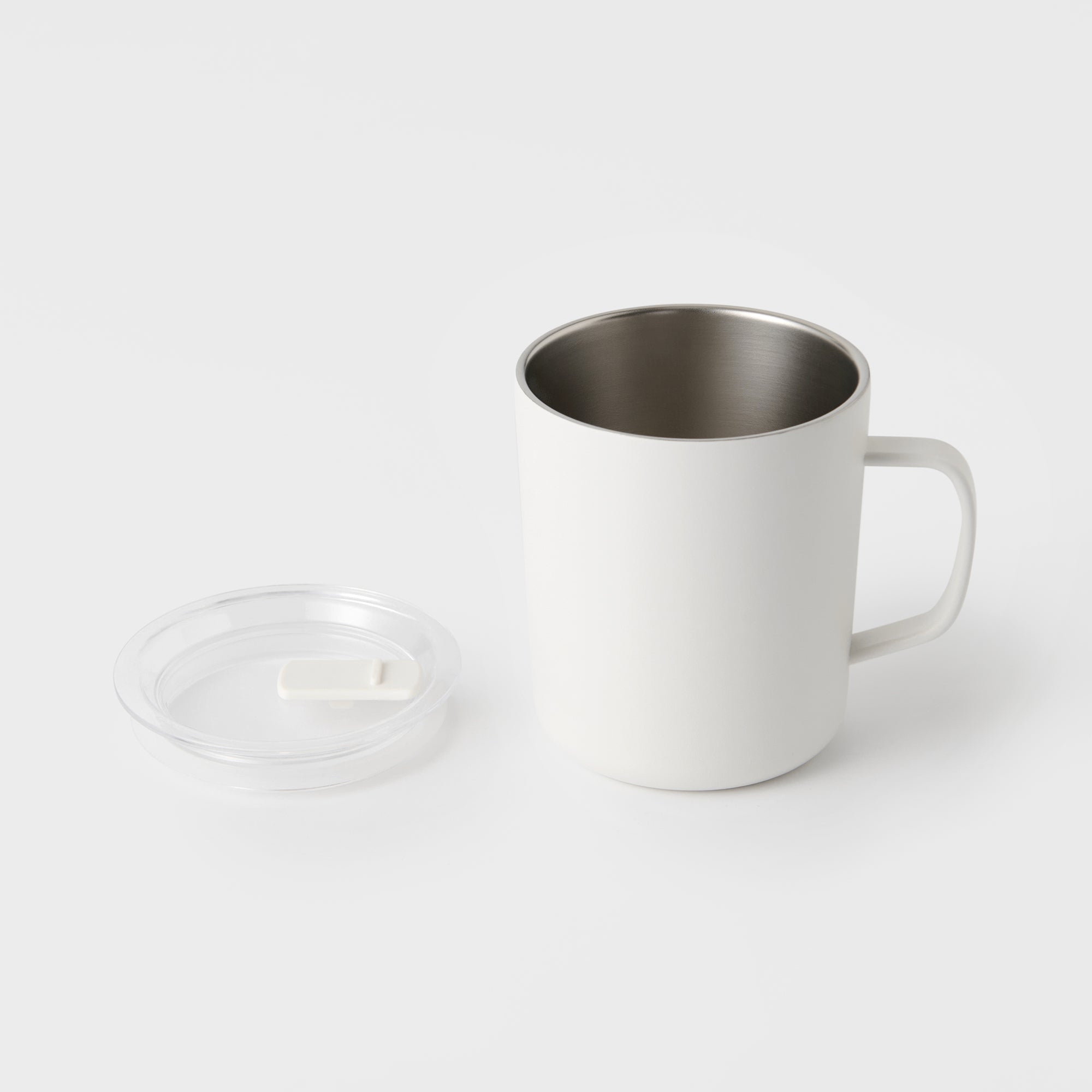 Stainless Steel Mug Cup - White 16.6 fl oz
