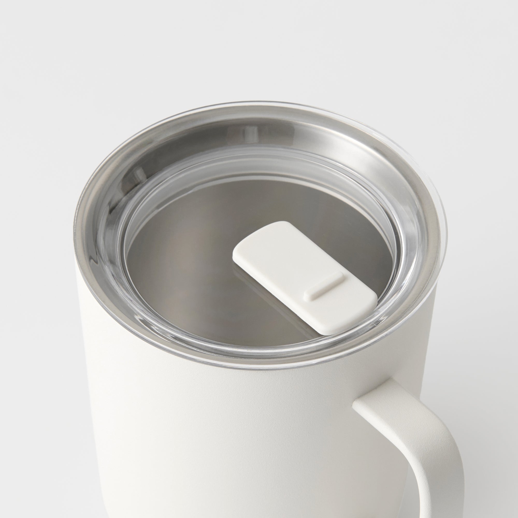 Stainless Steel Mug Cup - White 16.6 fl oz