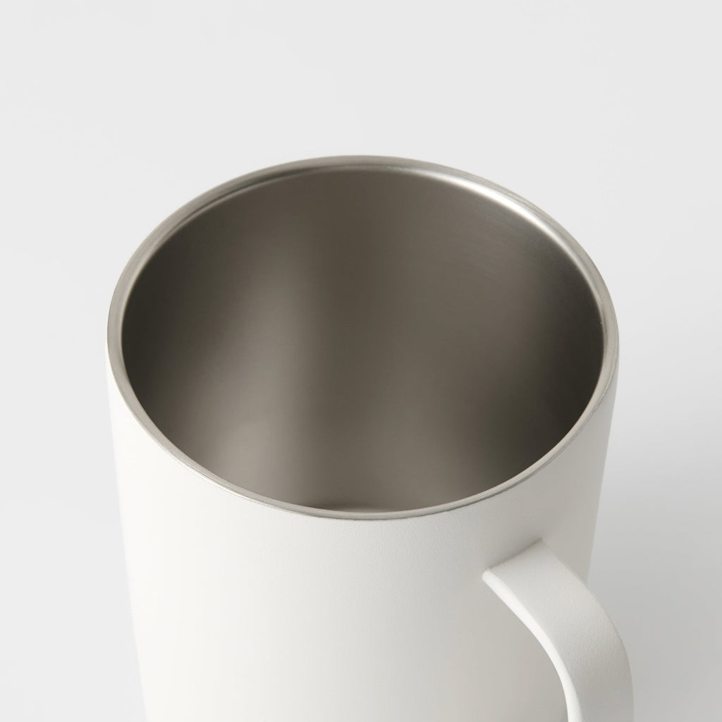 Stainless Steel Mug Cup - White 16.6 fl oz