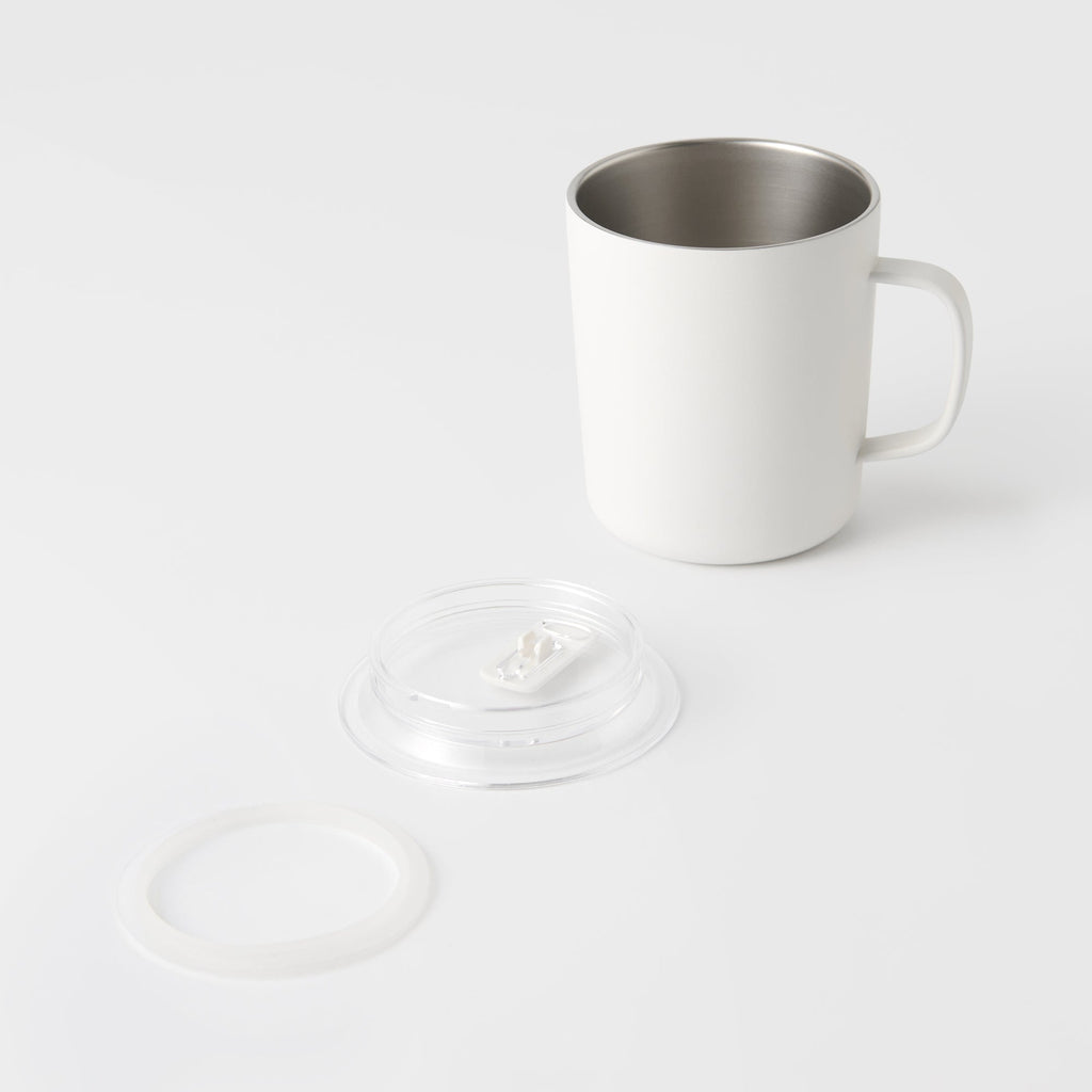 Stainless Steel Mug Cup - White 16.6 fl oz