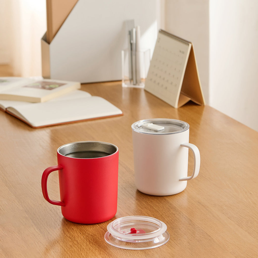Stainless Steel Mug Cup - White 16.6 fl oz