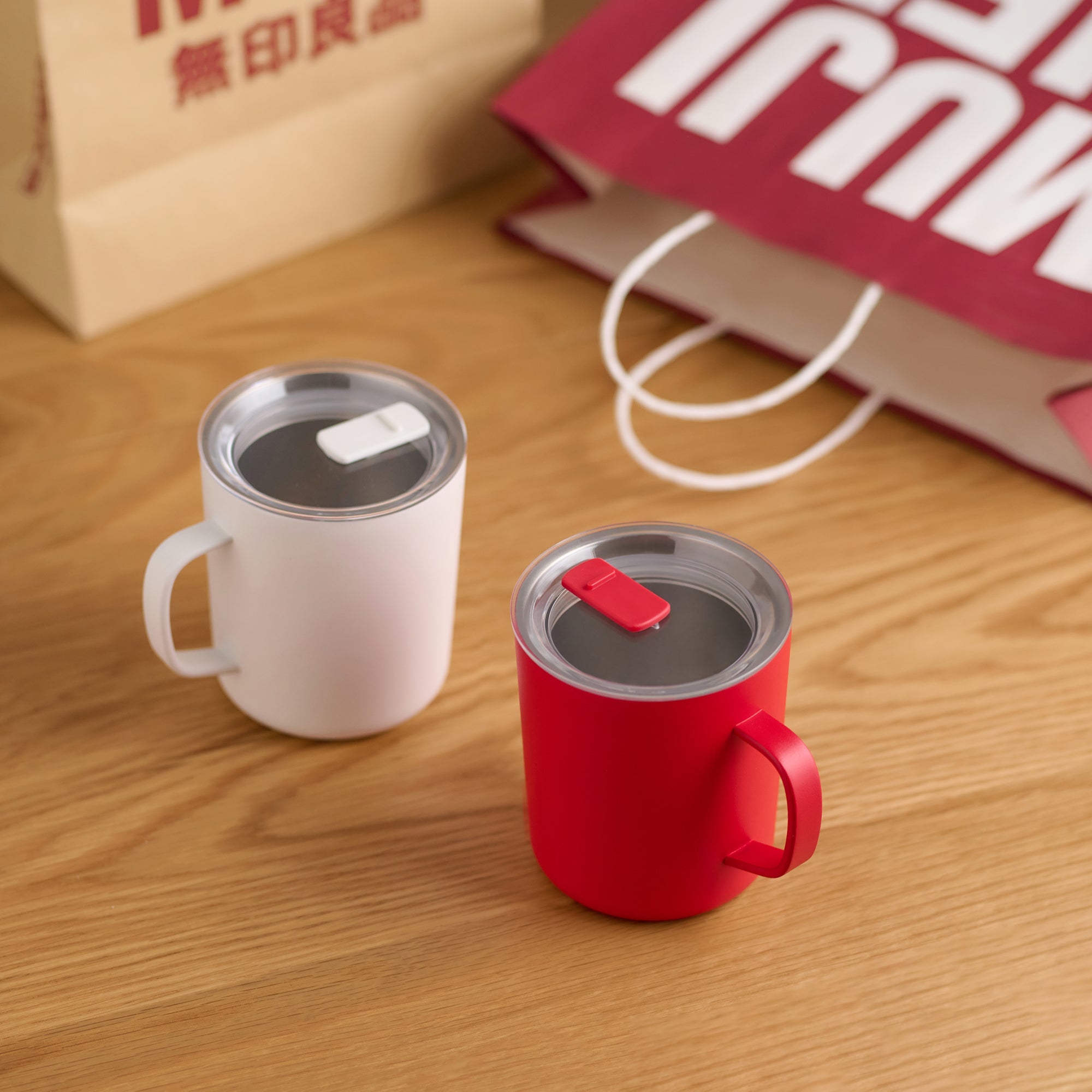 Stainless Steel Mug Cup - White 16.6 fl oz