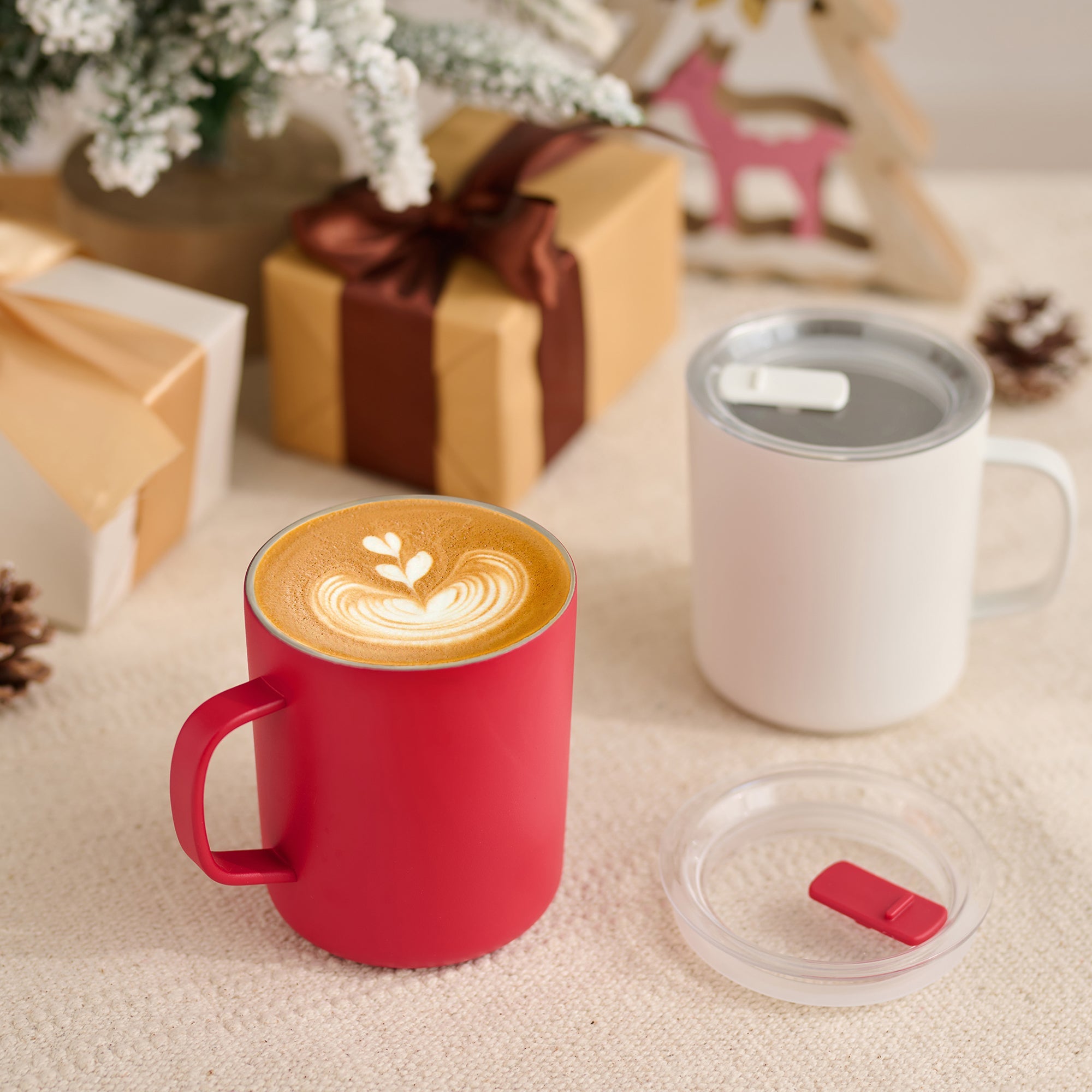 Stainless Steel Mug Cup - White 16.6 fl oz
