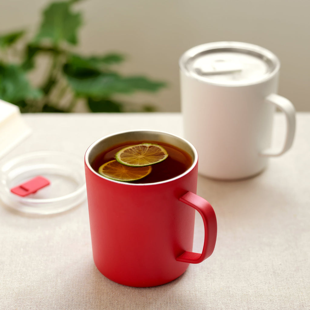 Stainless Steel Mug Cup - White 16.6 fl oz