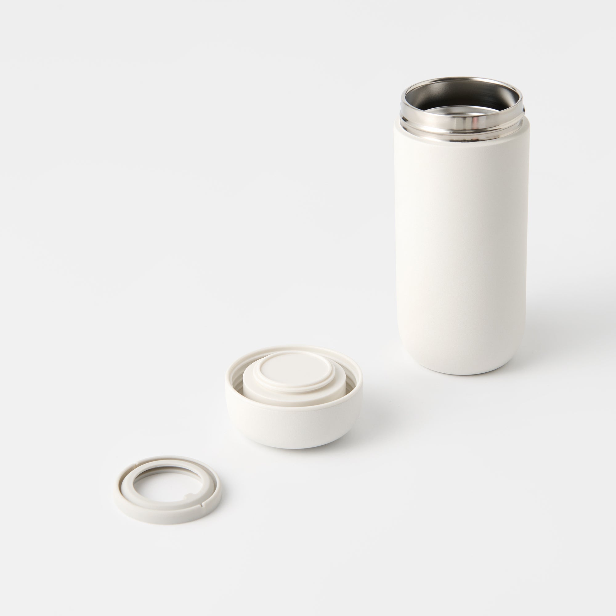 Stainless Steel Bottle - White 10.8 fl oz