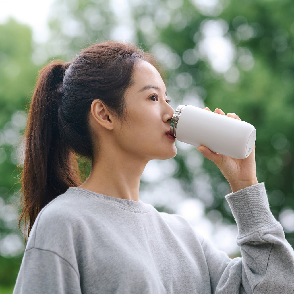 Stainless Steel Bottle - White 10.8 fl oz